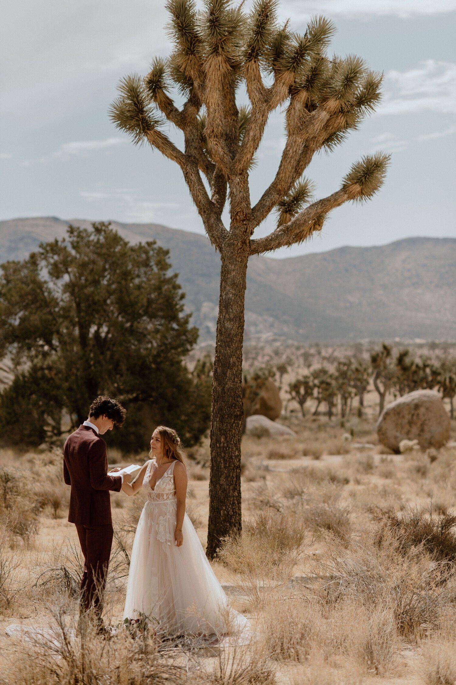 Hannah and Justin's Boho Joshua Tree National Park Elopement | PNW Wedding Photographer
