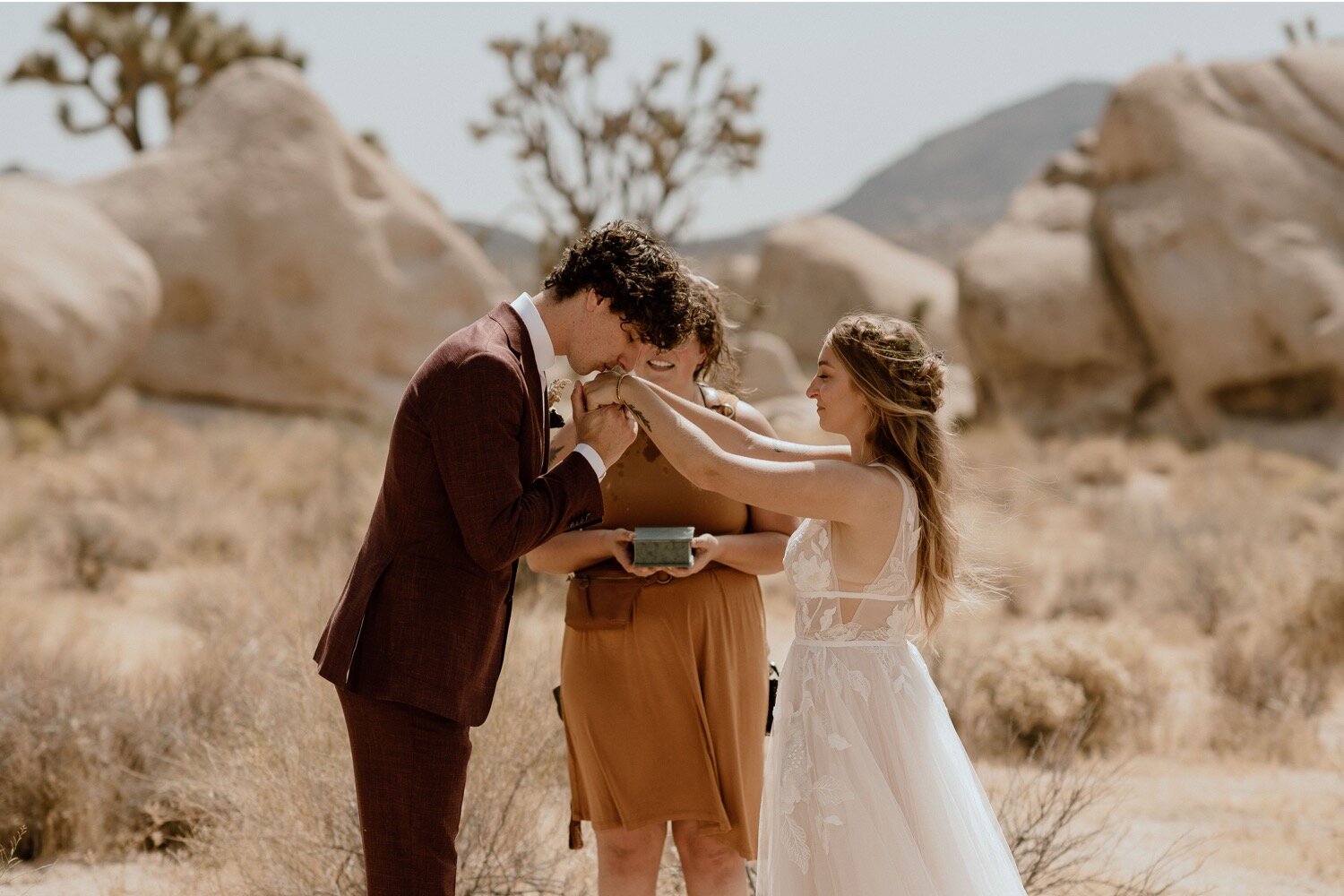 Hannah and Justin's Boho Joshua Tree National Park Elopement | PNW Wedding Photographer