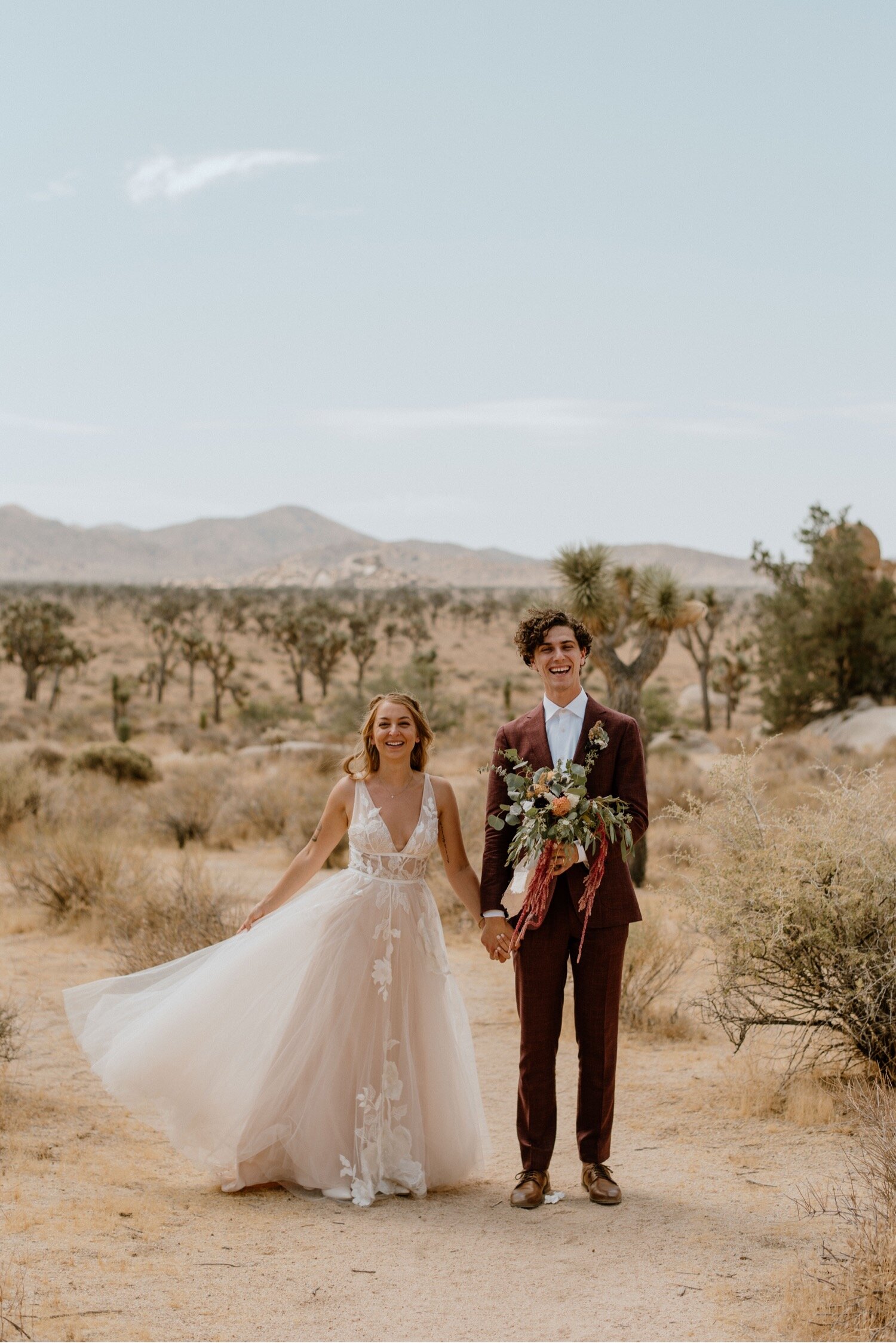 Hannah and Justin's Boho Joshua Tree National Park Elopement | PNW Wedding Photographer