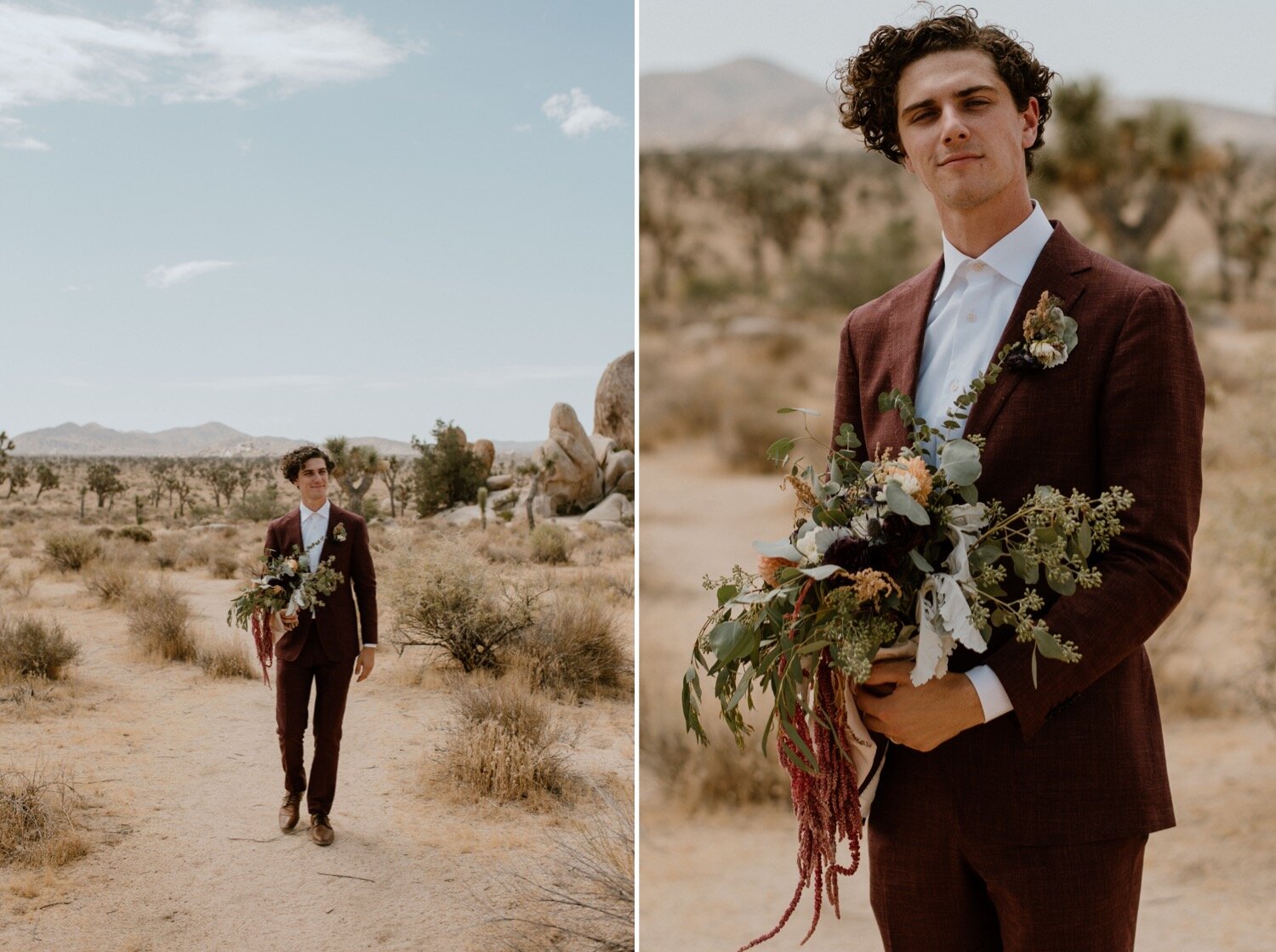 Hannah and Justin's Boho Joshua Tree National Park Elopement | PNW Wedding Photographer