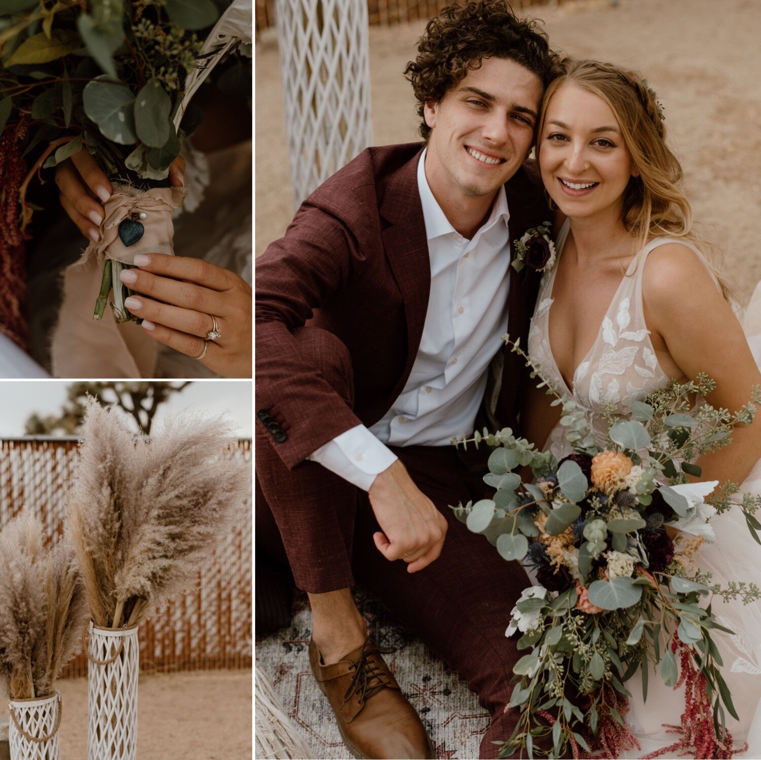 Hannah and Justin's Boho Joshua Tree National Park Elopement | PNW Wedding Photographer