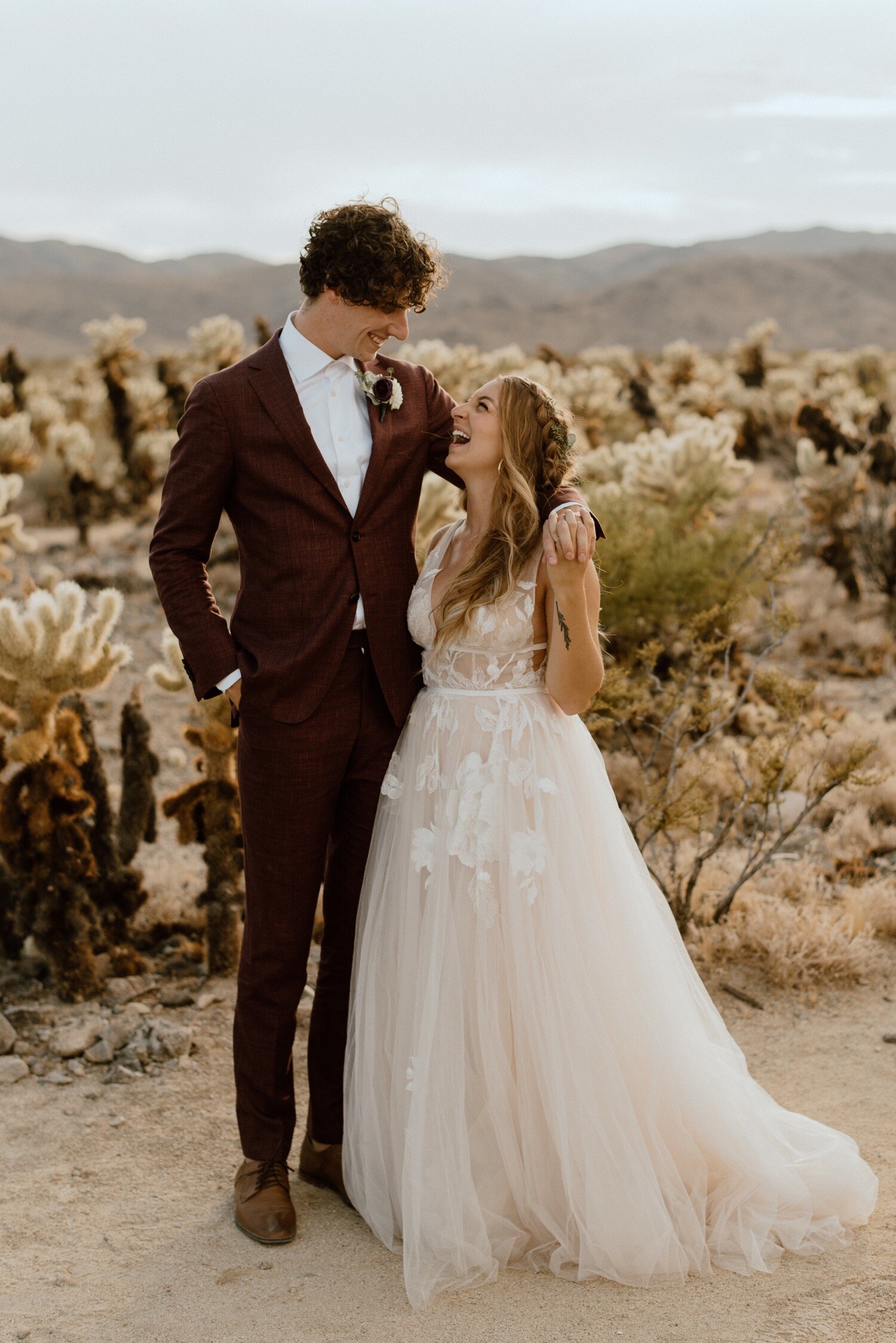 Hannah and Justin's Boho Joshua Tree National Park Elopement | PNW Wedding Photographer