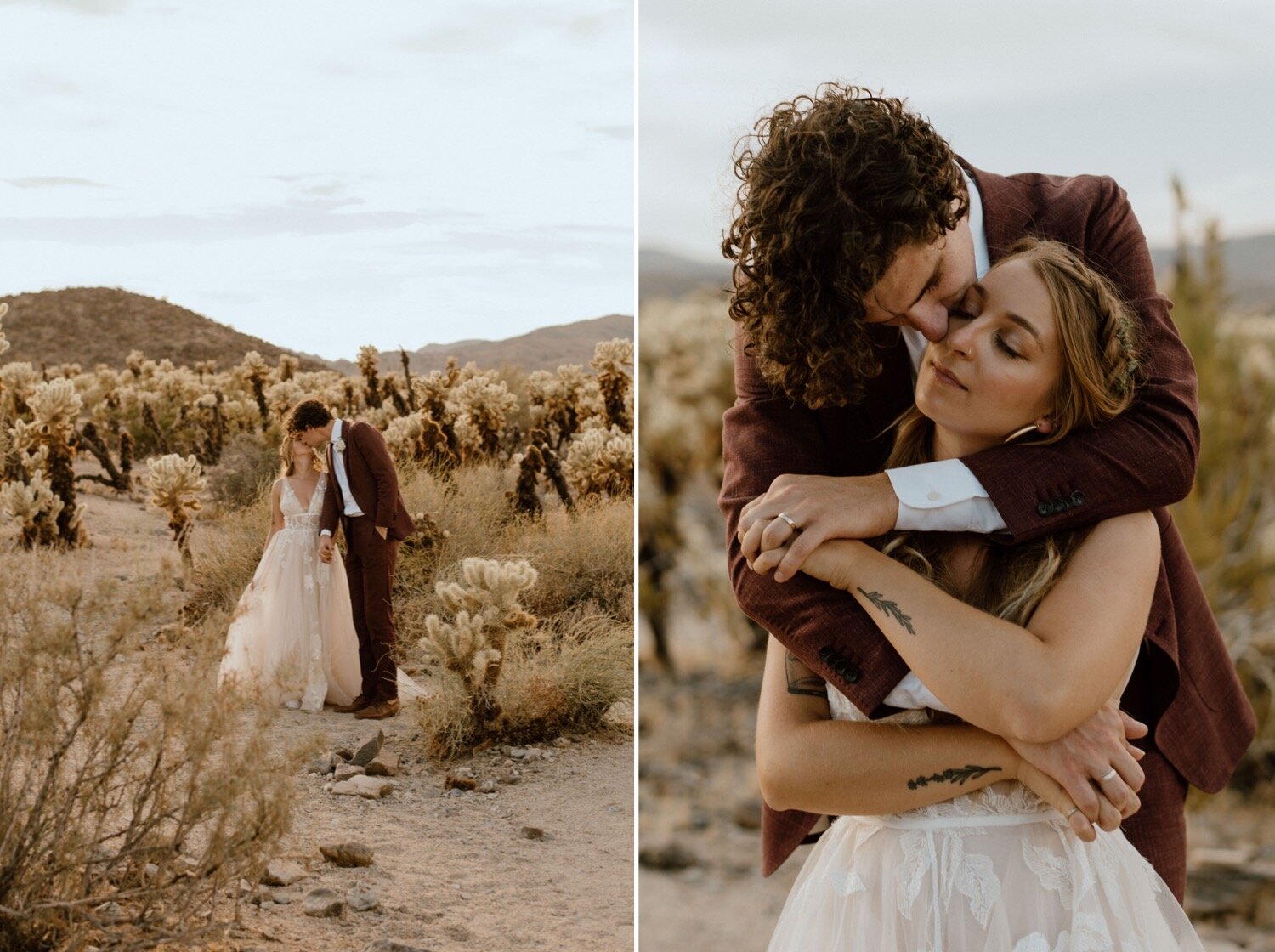 Hannah and Justin's Boho Joshua Tree National Park Elopement | PNW Wedding Photographer