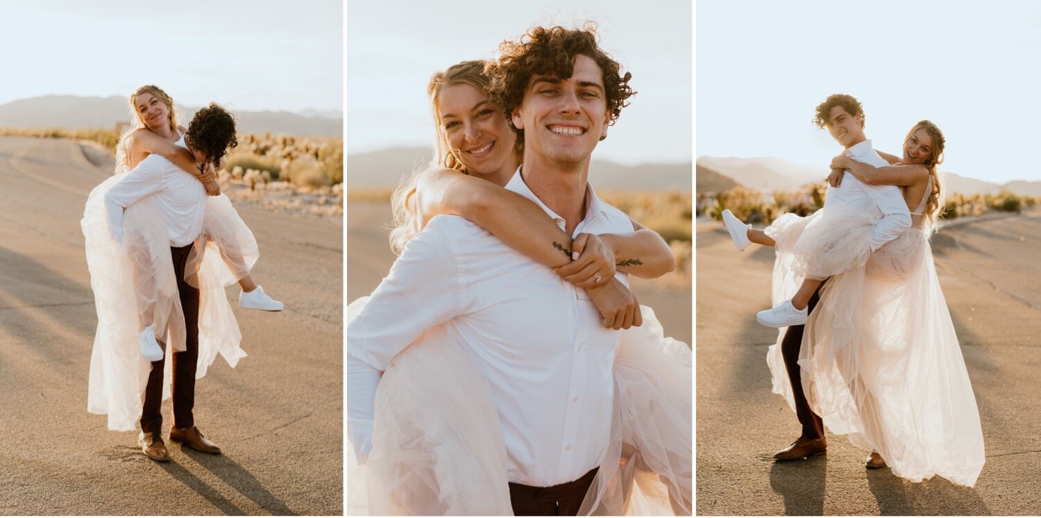 Hannah and Justin's Boho Joshua Tree National Park Elopement | PNW Wedding Photographer