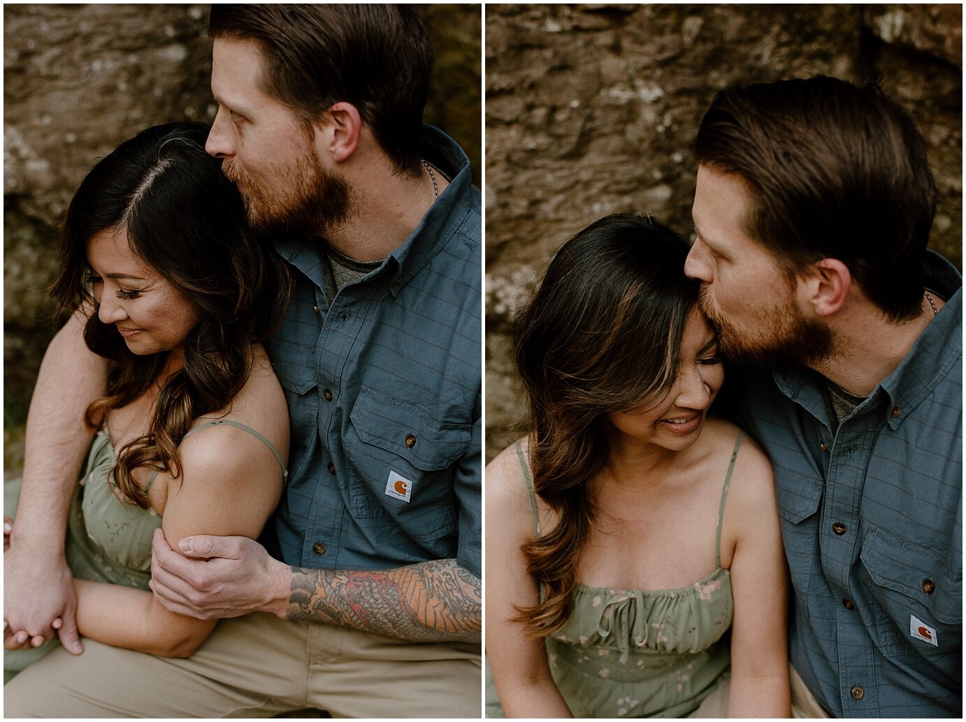 waterfall engagement session - madeline rose - mt hood elopement photographer_0004.jpg