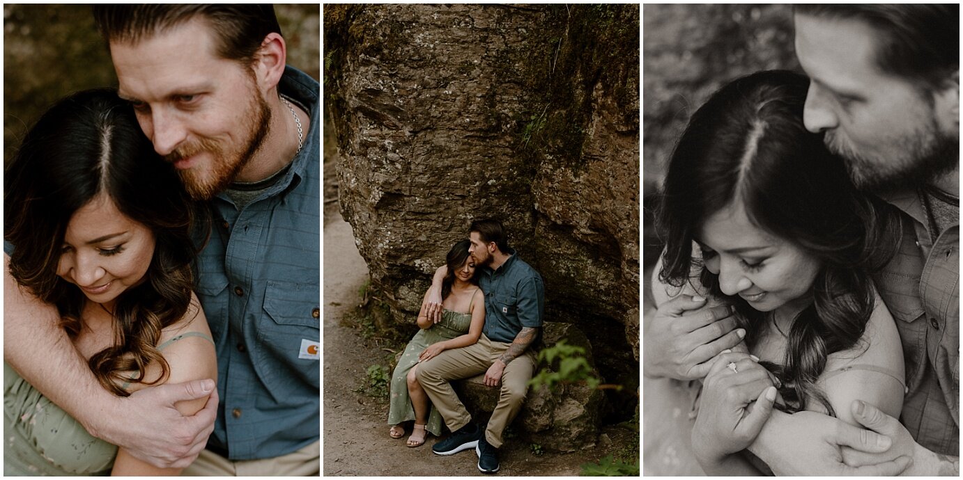 waterfall engagement session - madeline rose - mt hood elopement photographer_0006.jpg