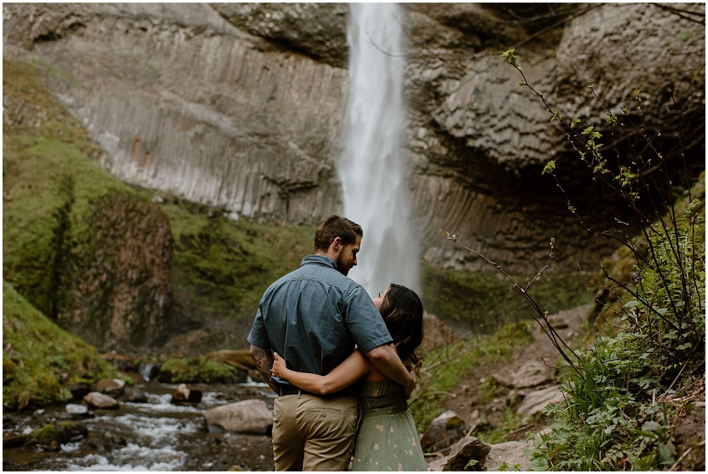 waterfall engagement session - madeline rose - mt hood elopement photographer_0013.jpg
