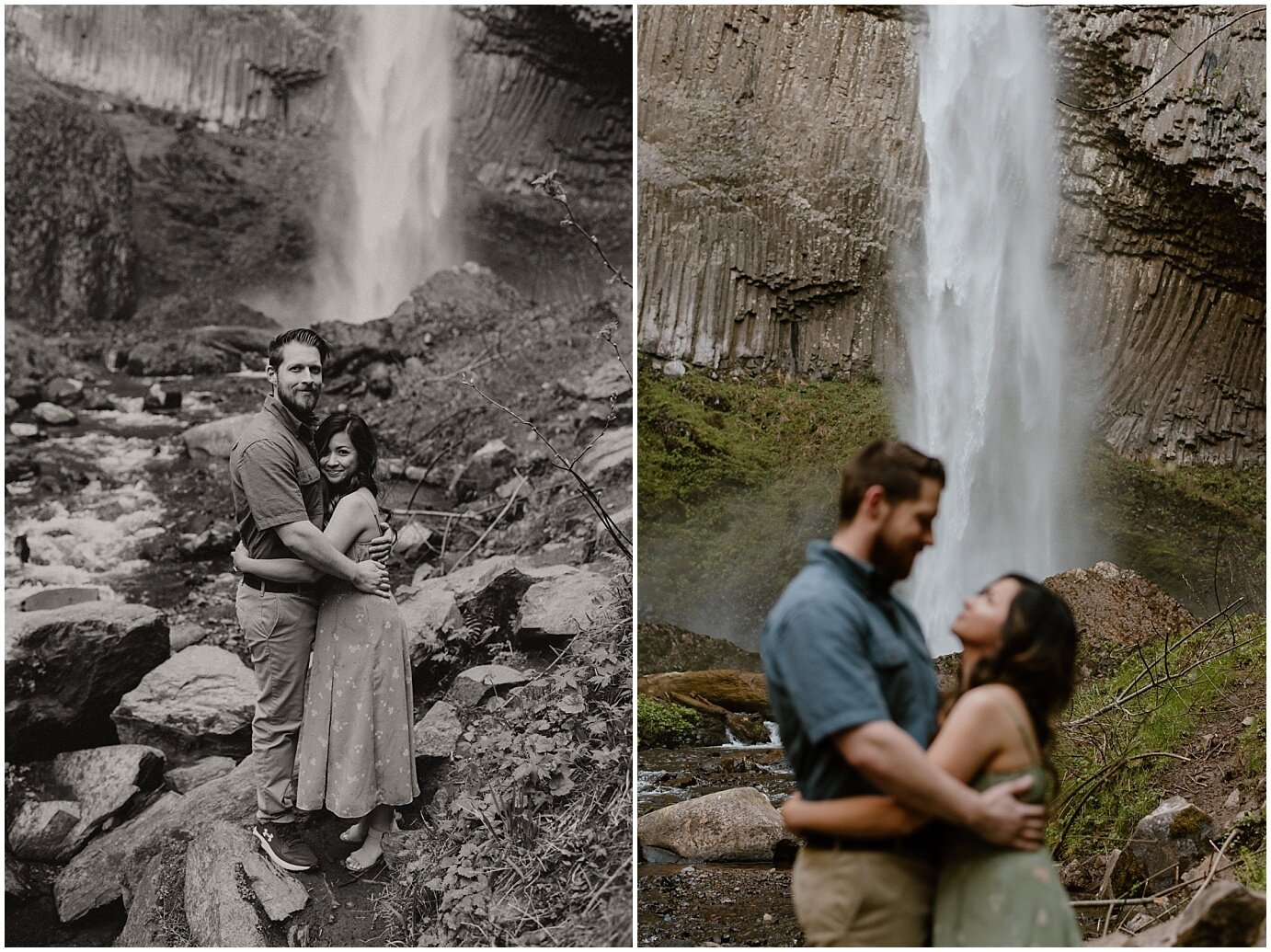 waterfall engagement session - madeline rose - mt hood elopement photographer_0014.jpg