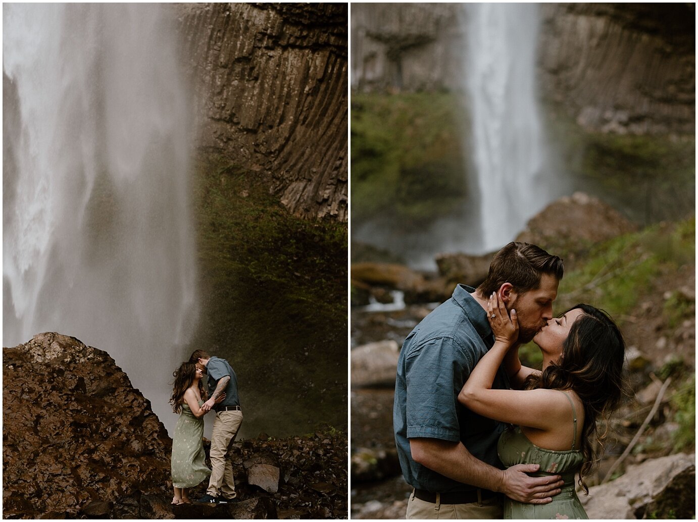 waterfall engagement session - madeline rose - mt hood elopement photographer_0016.jpg