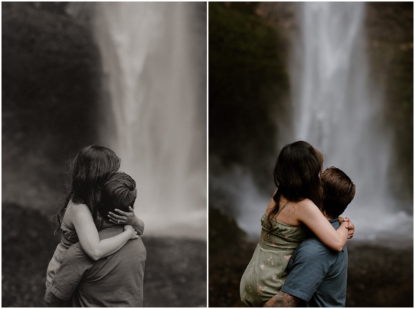waterfall engagement session - madeline rose - mt hood elopement photographer_0024.jpg