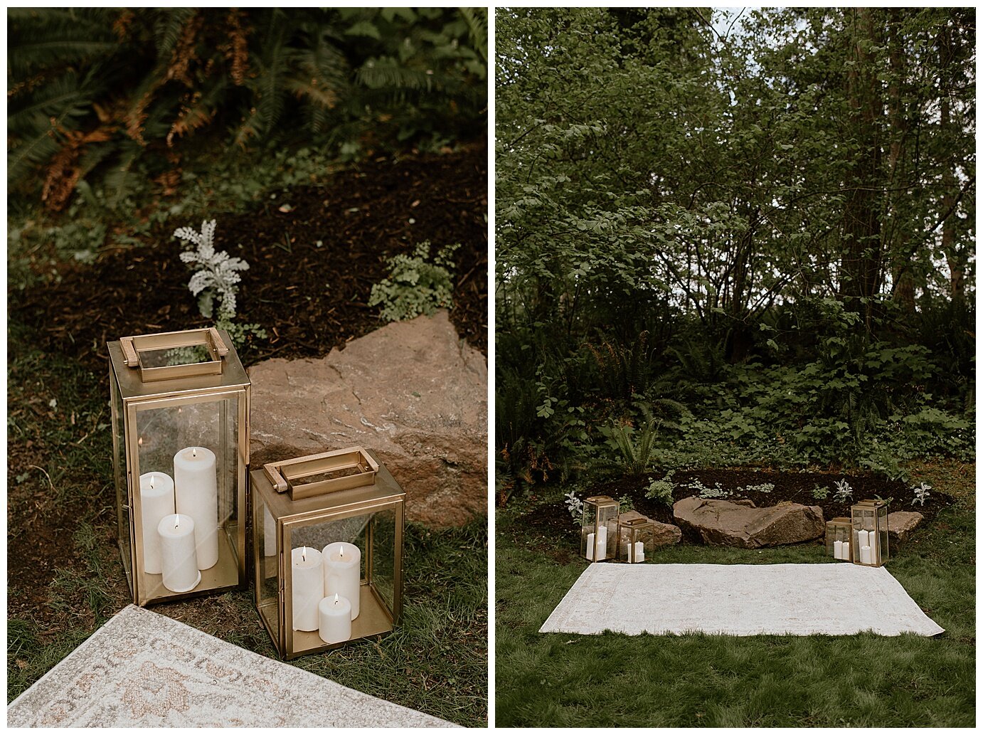 backyard wedding decor