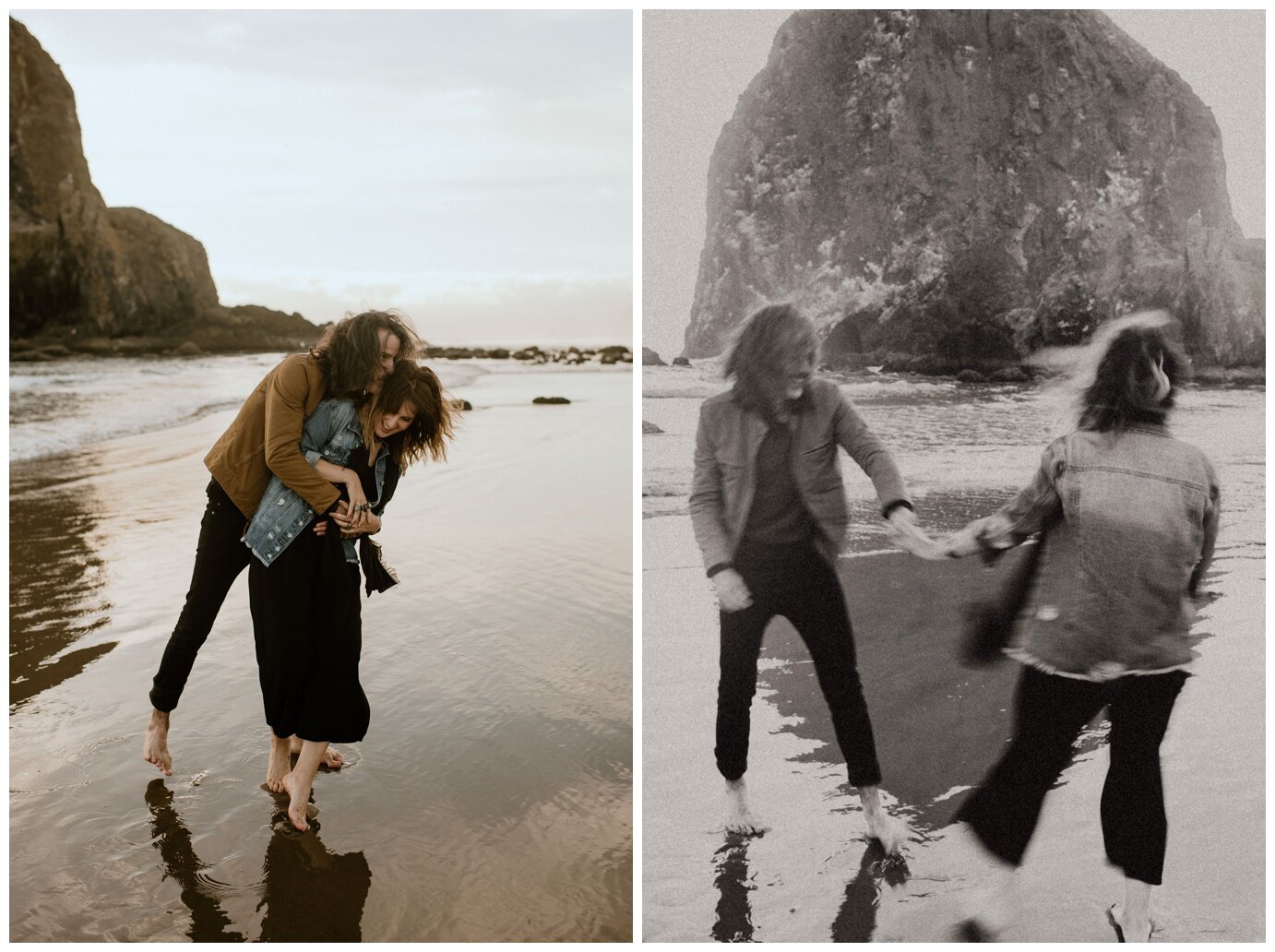 Engagement Session at Cannon Beach - Madeline Rose Photography - PNW Elopement Photographer_0010.jpg
