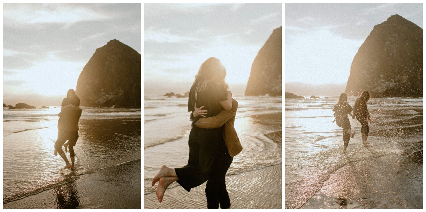 Engagement Session at Cannon Beach - Madeline Rose Photography - PNW Elopement Photographer_0021.jpg