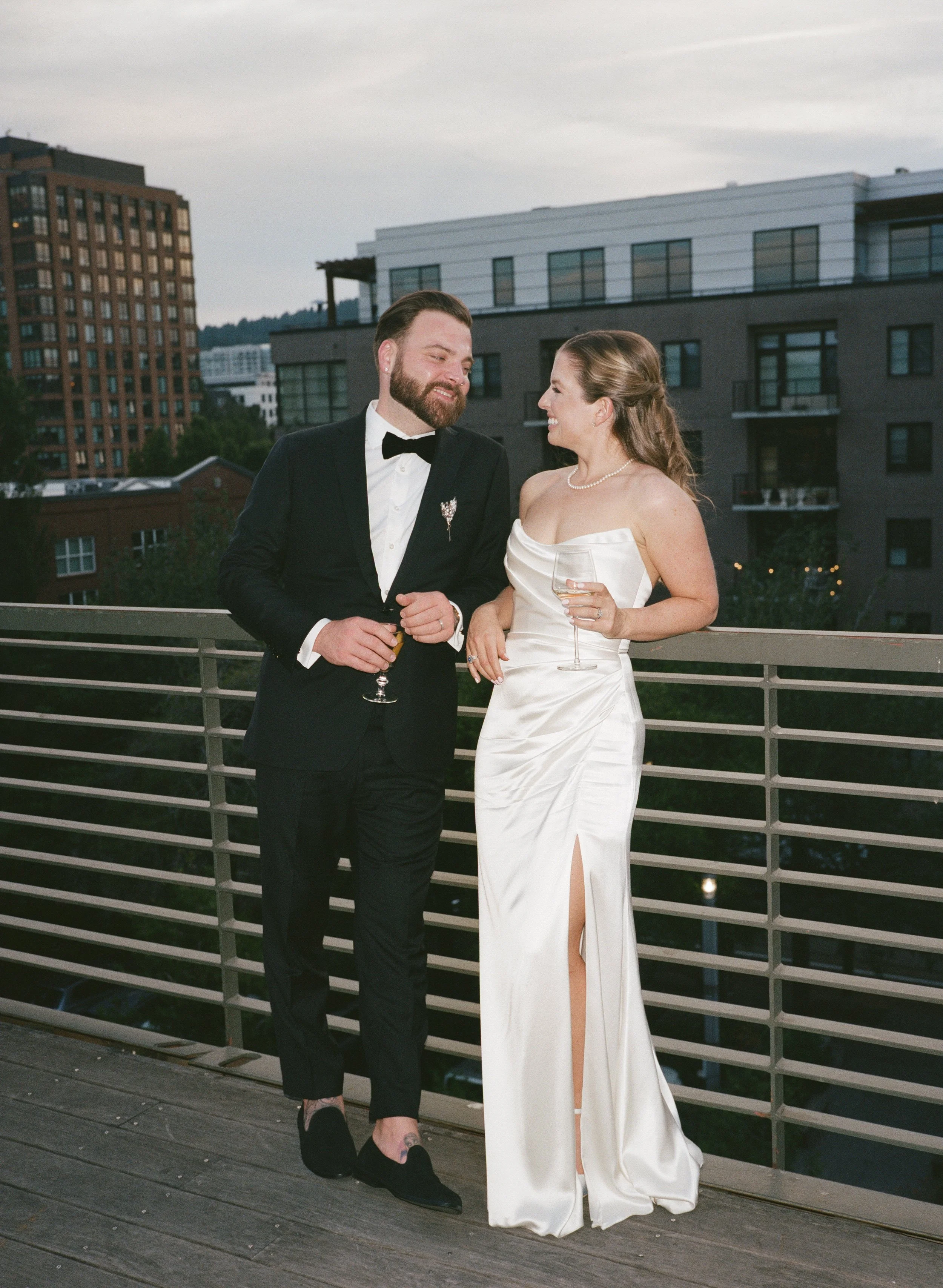 Caroline and Matt’s Timeless Early Fall Wedding at Irving Street Studio