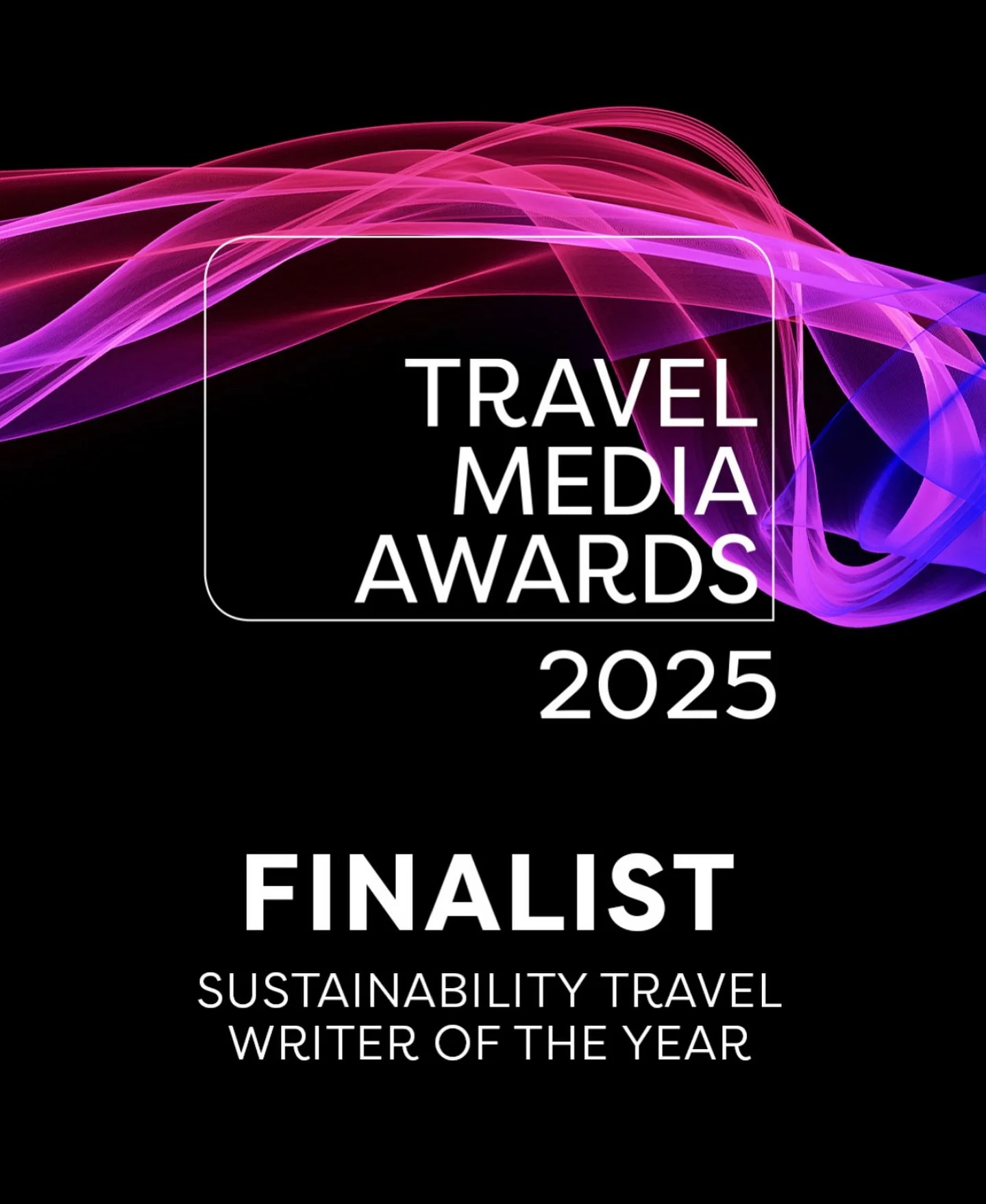 So grateful to be given the chance to defend my title as Sustainability Travel Writer of the Year at the @TravelMediaAwards in October. Thank you to the judges and to all the PRs, editors, publishers and tourist boards who have believed in my work en