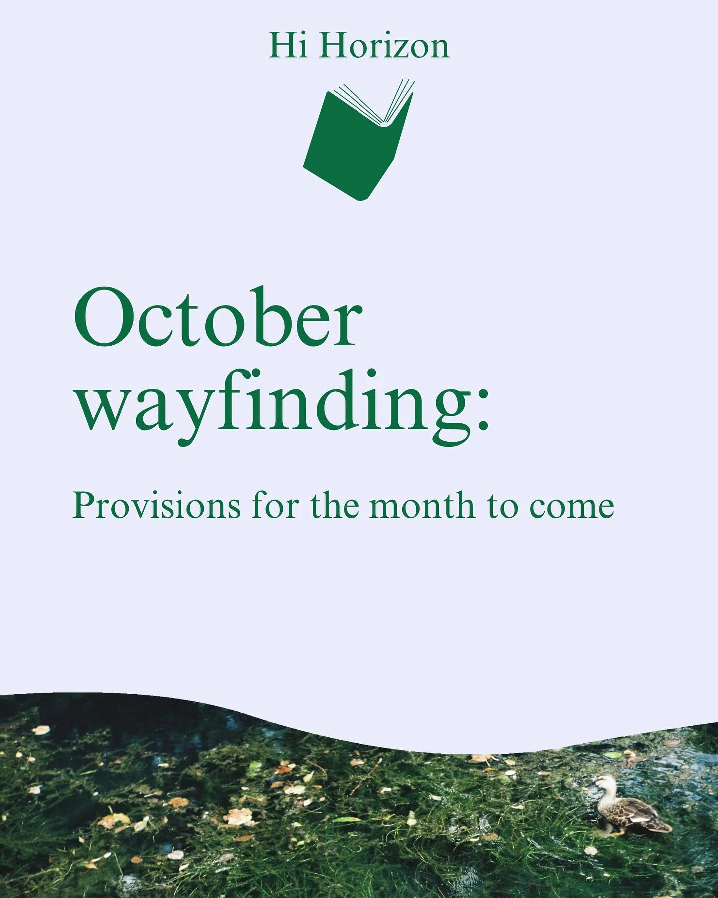 Just when y&rsquo;all thought things couldn&rsquo;t get much more pretentious round here&hellip; In my newsletter, Hi Horizon, I share resources for inner and outer journeys each month. Expect travel tips, writing courses, book and podcast reccos and