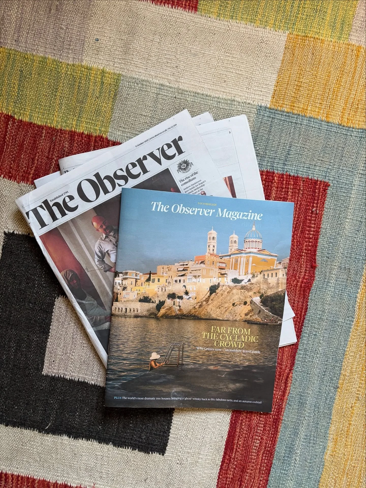 ✍🏼 Greece is one of my all time favourite countries so I was delighted to contribute to this guide to the Cyclades, Greece for The Observer UK.

&ldquo;It was two o&rsquo;clock by the time I located environmentalist Alexandros Mavis&rsquo;s house in