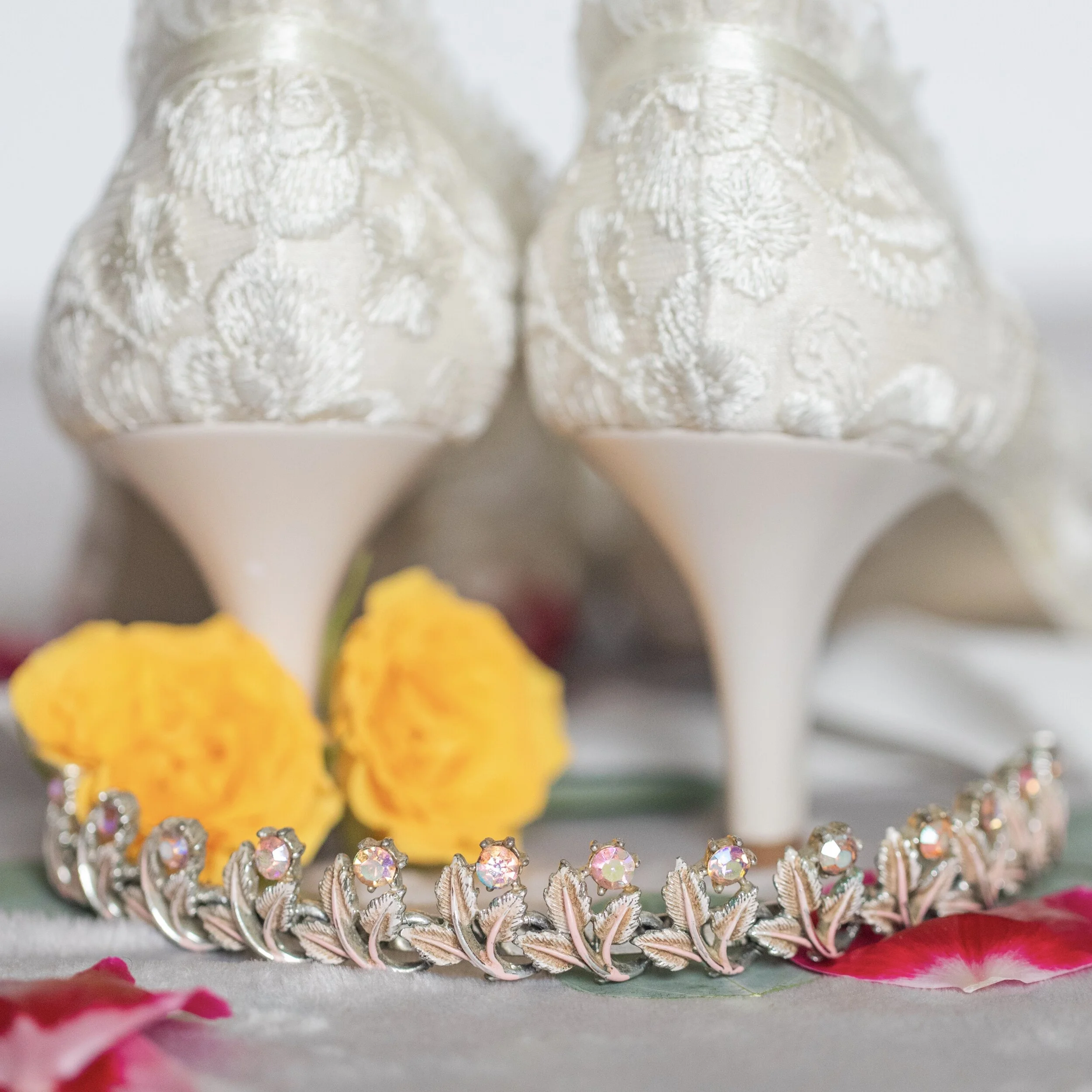 vintage pink tiara