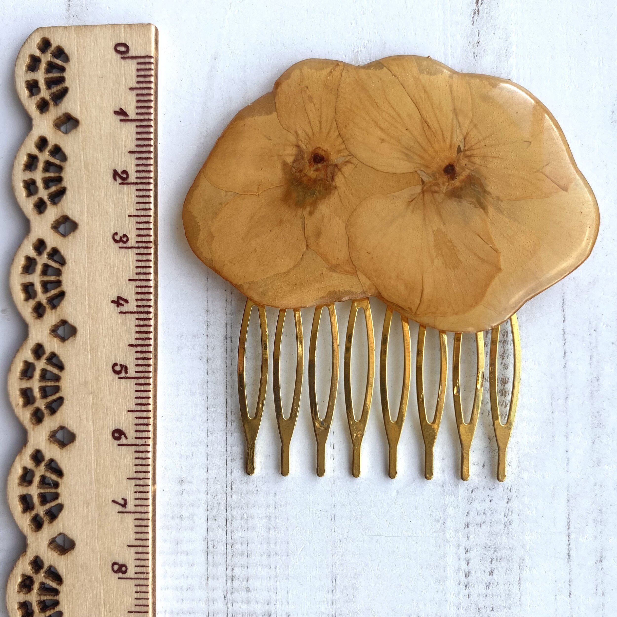 vintage flower bridal wedding bridesmaid hair comb