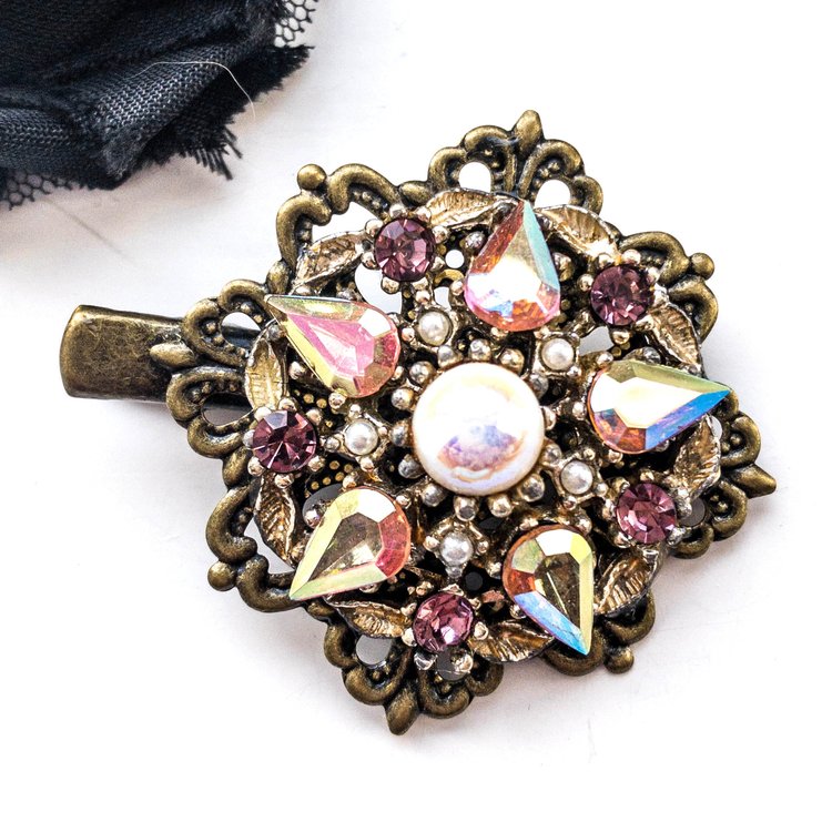 Vintage Barrettes & Clips — Vintage Hair Accessories by Vintage Adornments Vintage Barrettes & Clips — Vintage Hair Accessories by Vintage Adornments