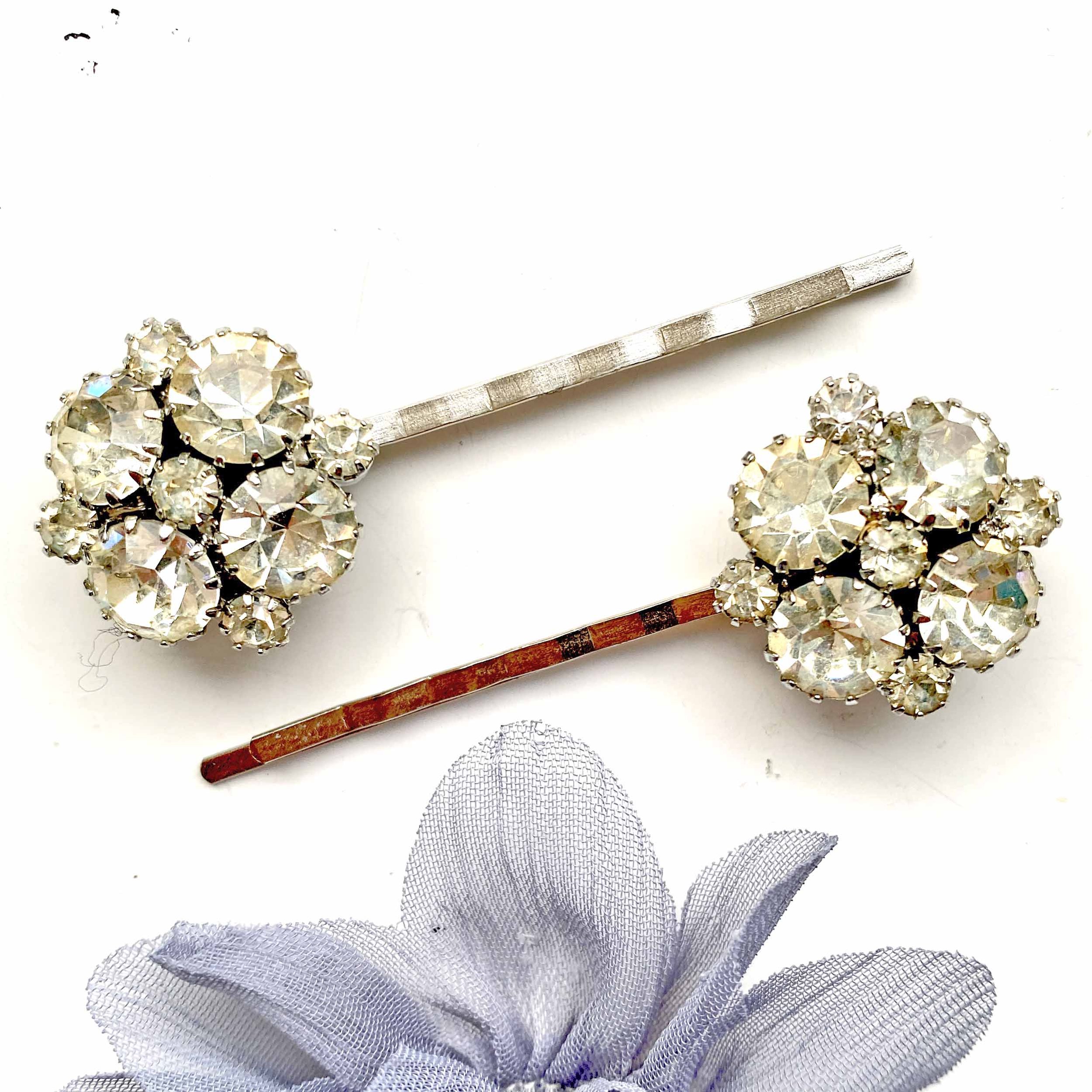 Diamante & Pearl Hair Pins | For Any Occasion | Glam Couture
