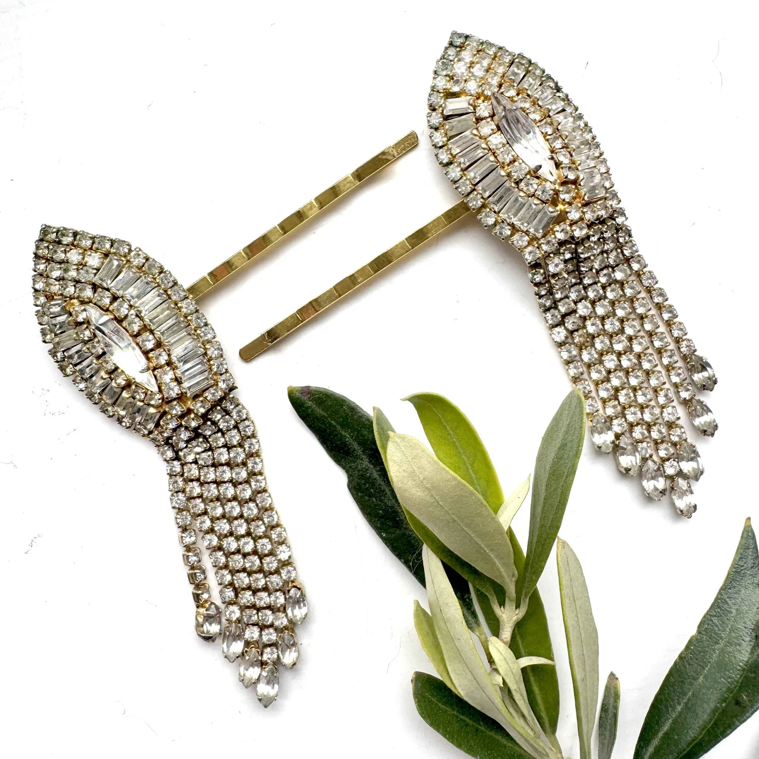 Gold Rhinestone Hair Tassel Accessory S26921a2919fd4943aacf3e16a35a6  main image 3