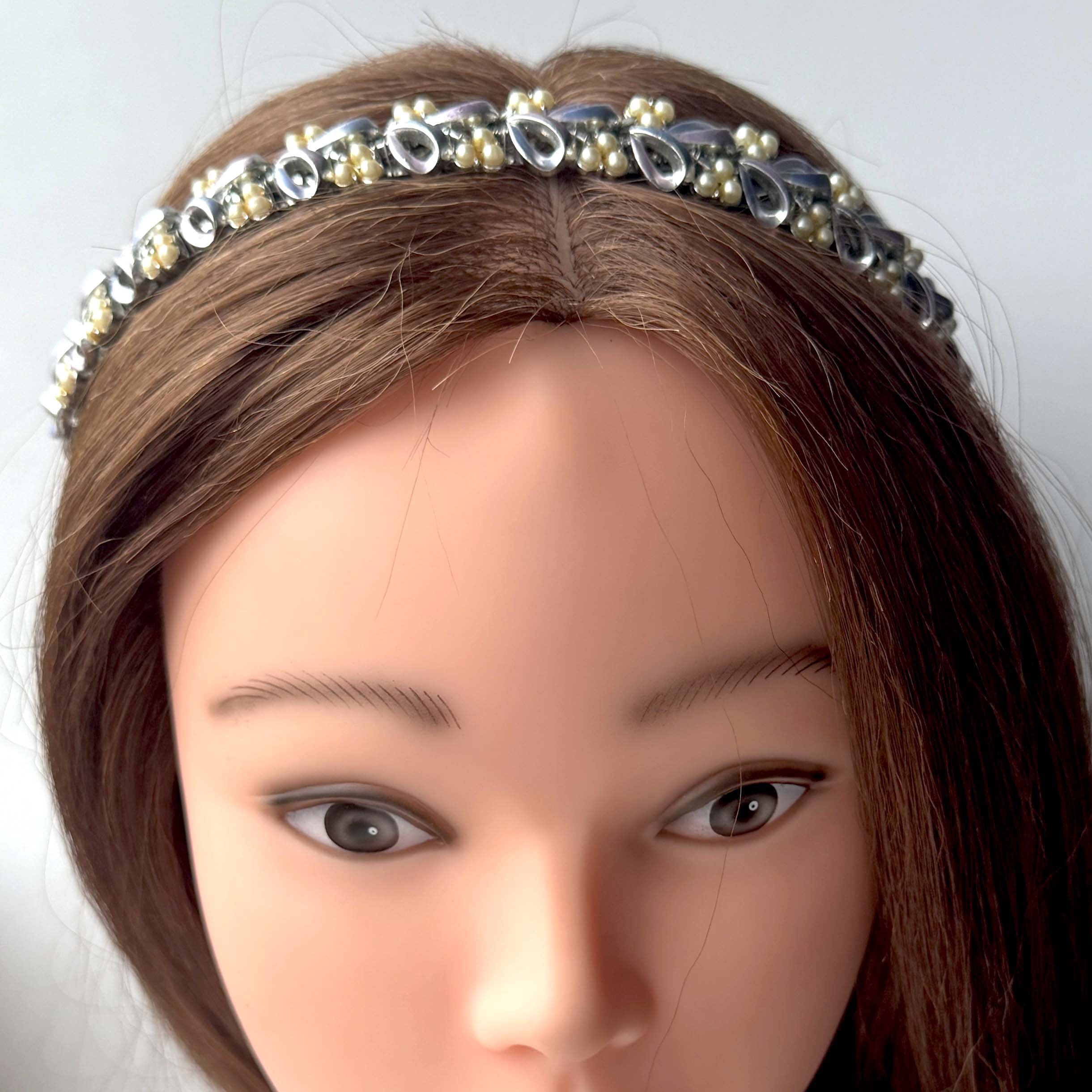 vintage lilac wedding hair band, vintage hair accessories