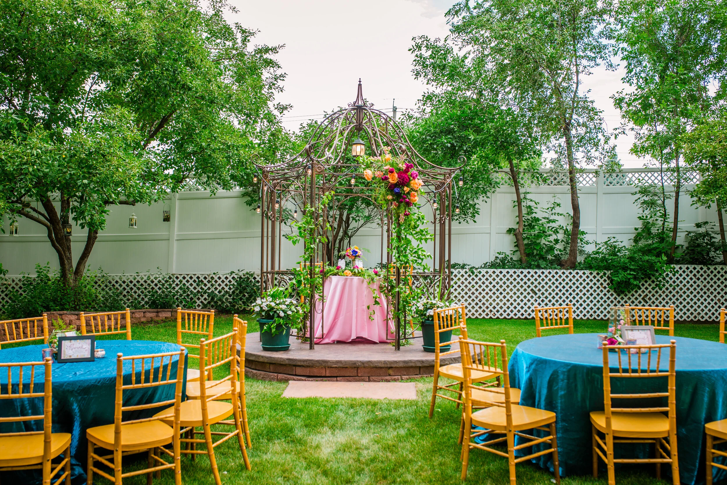 Outdoor wedding