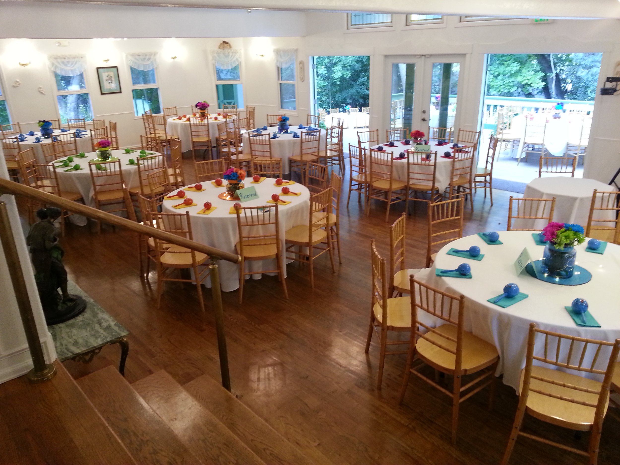 Garden wedding venue