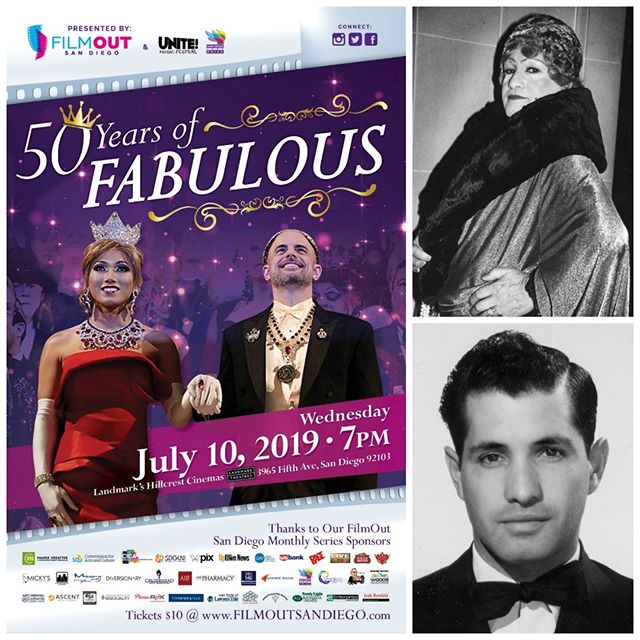 ** THIS WEDNESDAY ** We're excited to be screening in San Diego in just TWO DAYS! Kick off San Diego Pride with a special screening of 50 YEARS OF FABULOUS -- the story of Jos&eacute; Sarria and The Imperial Council -- at 7pm at Landmark's Hillcrest 