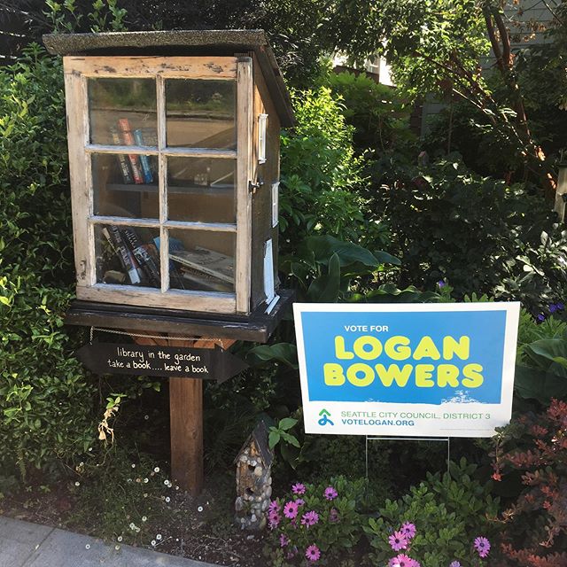 I love seeing these while doorbelling! These people are obviously well-read. Let me know if you would like one for your yard or window.