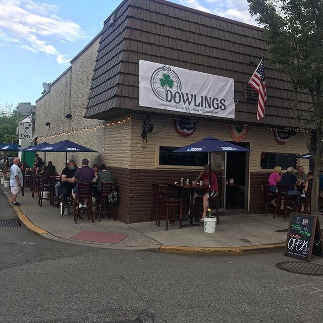 It&rsquo;s Saturday come on down to Dowlings!Dowings is opened for outdoor dining and take out call 908-241-6300 for take out. We will be opened from 12pm to 11pm. BIG NEWS COMING MONDAY ABOUT EXPANDED OUTDOOR DINING!