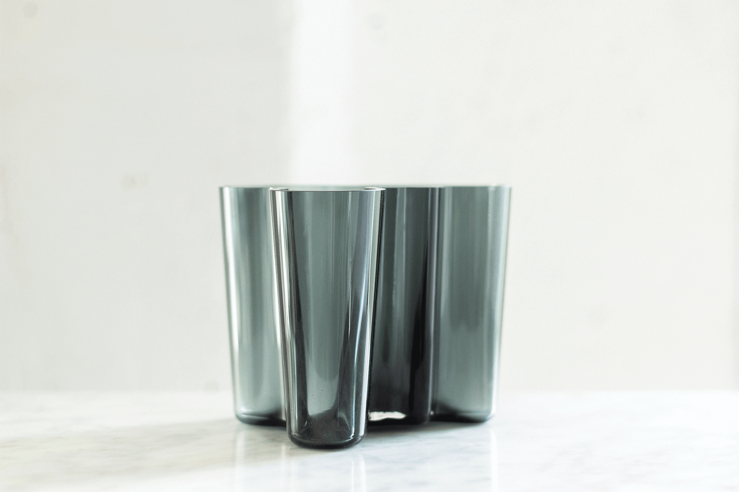Alvar Aalto Dark Grey Vase Studio Watchword