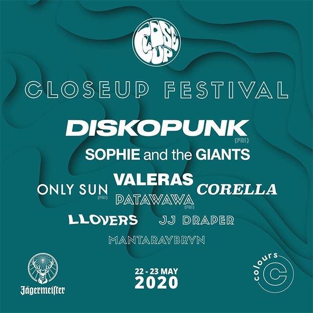 Reeling from last night's glory I am very happy to announce that I'll be joining a powerful set of upcoming artists for CLOSEUP FESTIVAL in May. A while away but last year was a roaring success and this is going to be even bigger. At a great venue in