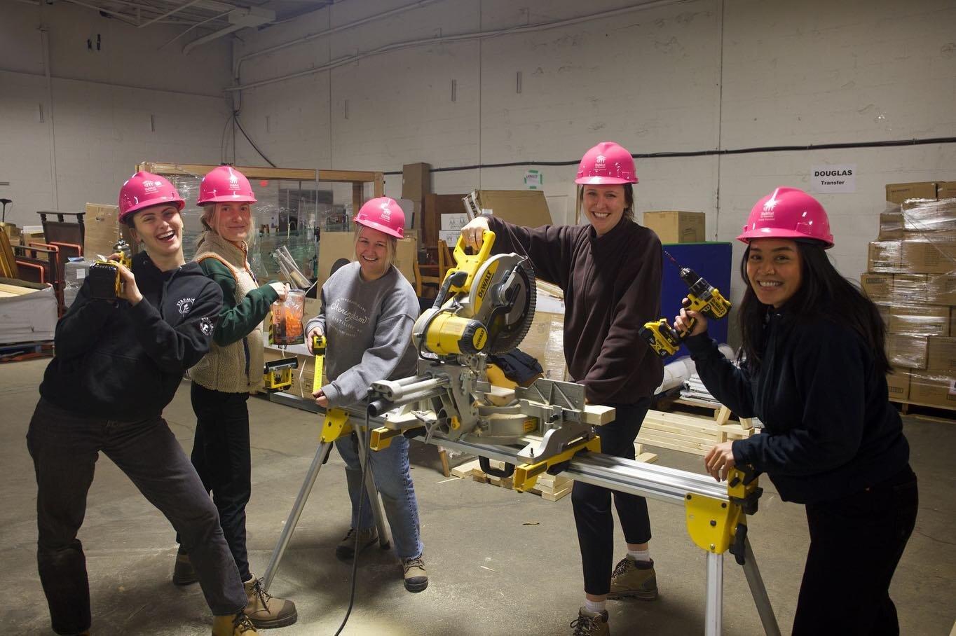 Today we celebrated International Women&rsquo;s Day with a Women Build event at our Burnaby Enterprise ReStore location. It was a fun day working on some projects for our community with some incredible individuals. Special thanks to @saveonfoods for 