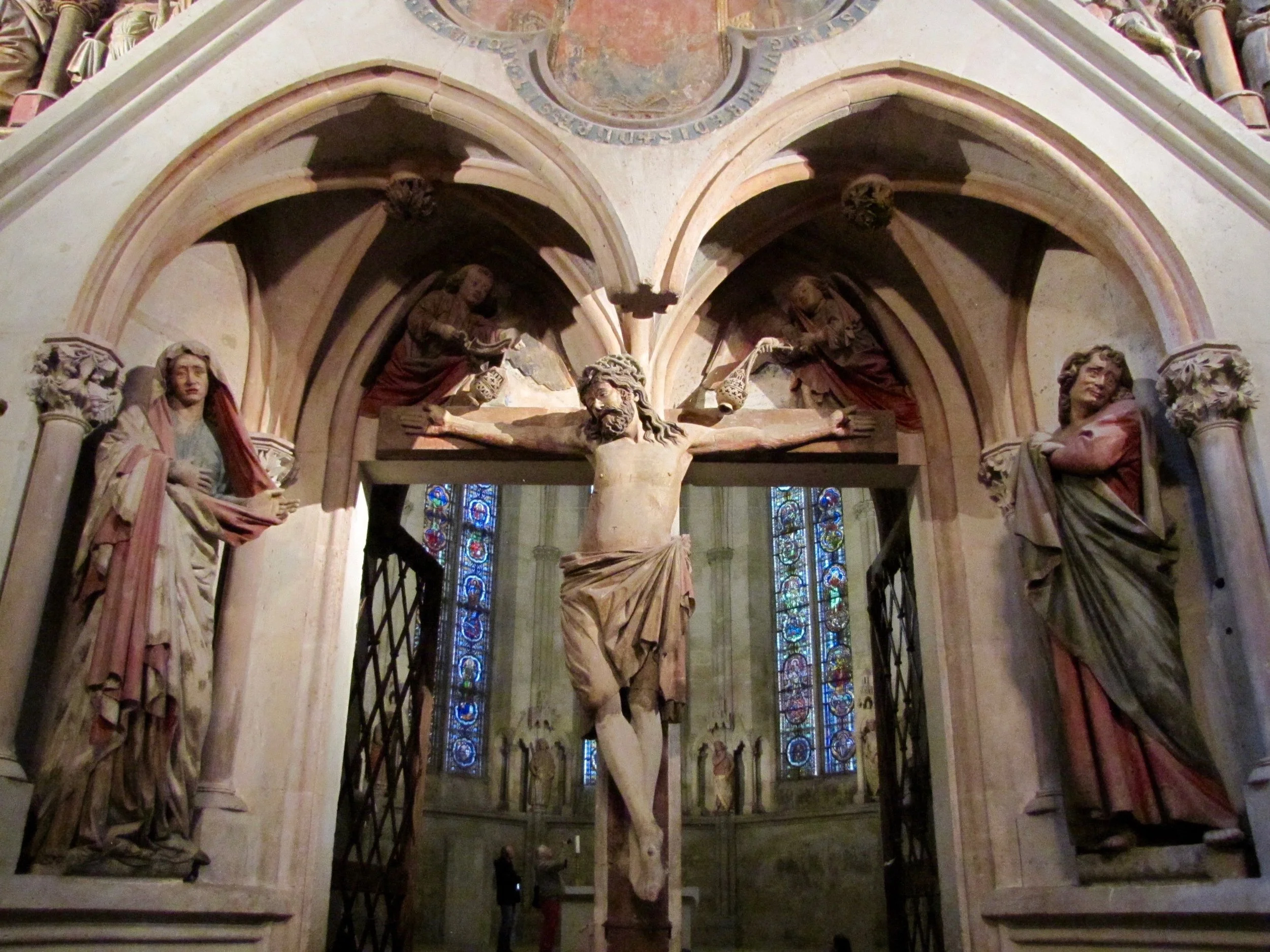 13th century sculptures from the west rood screen of Naumburg Cathedral, Germany.