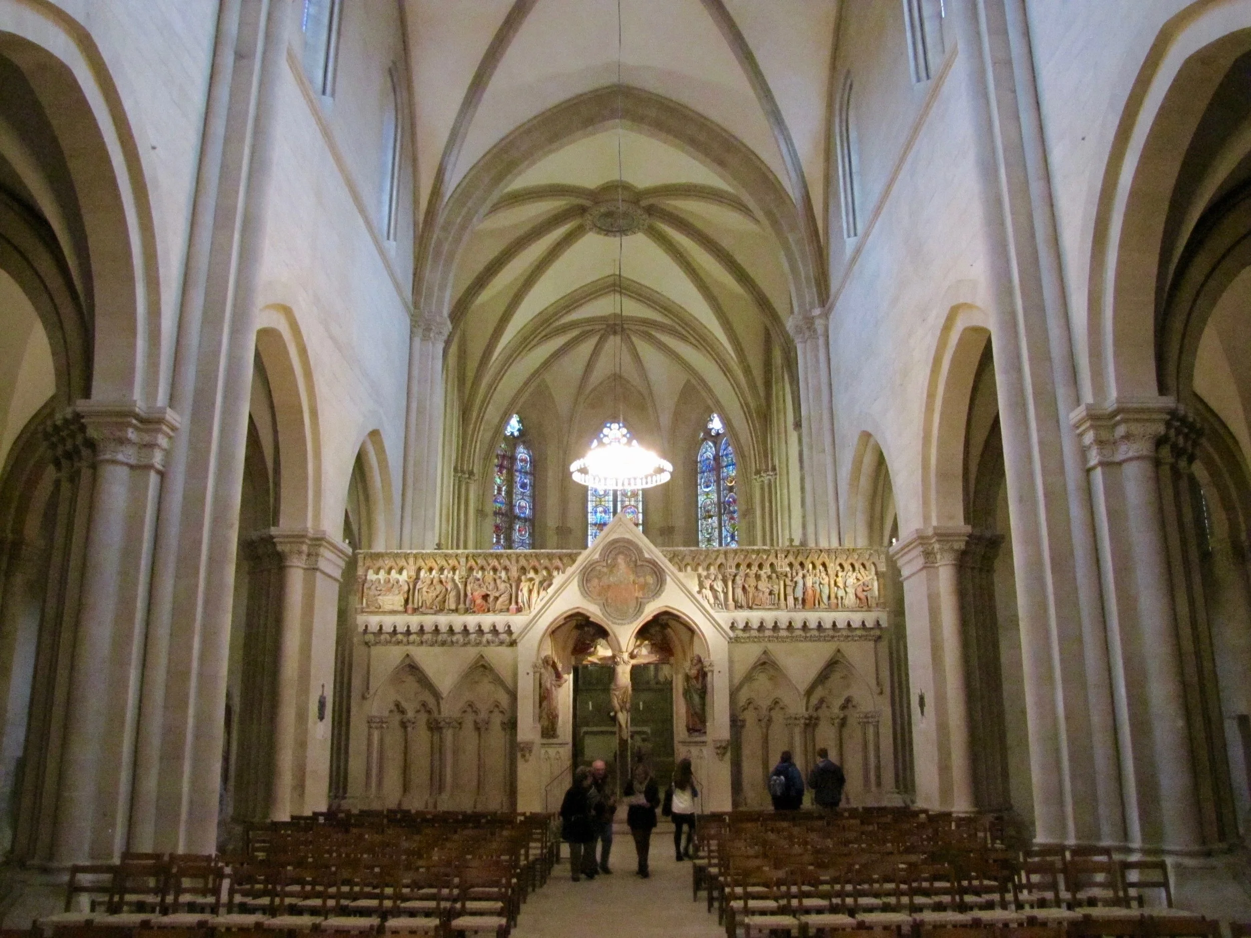 West rood screen in Naumburg Cathedral.