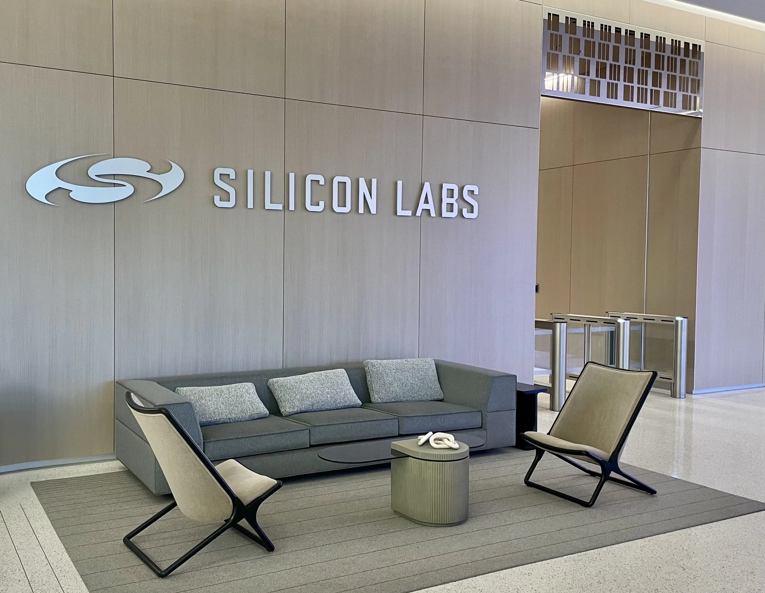 Silicon Labs 400 Lobby
