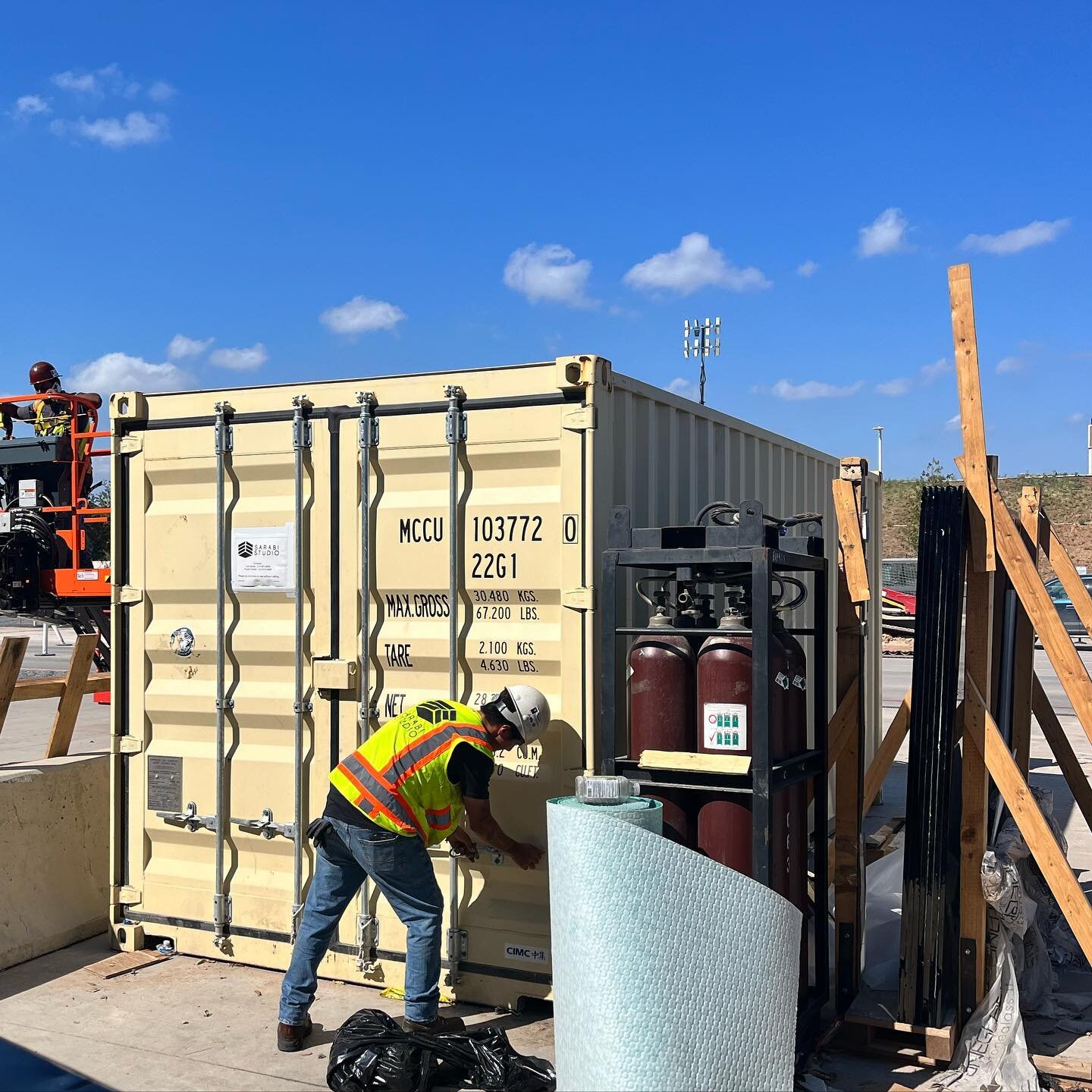 When a job box just wont get it done on a large install we bring in the uber-toolbox. Our 20&rsquo; container allows us to securely stage tools and components for larger builds. Also assuring the staff has room for our mobile espresso set up to make 