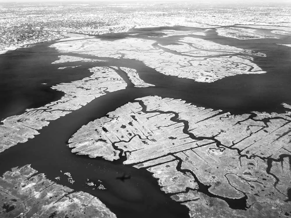 Aerial view of New York