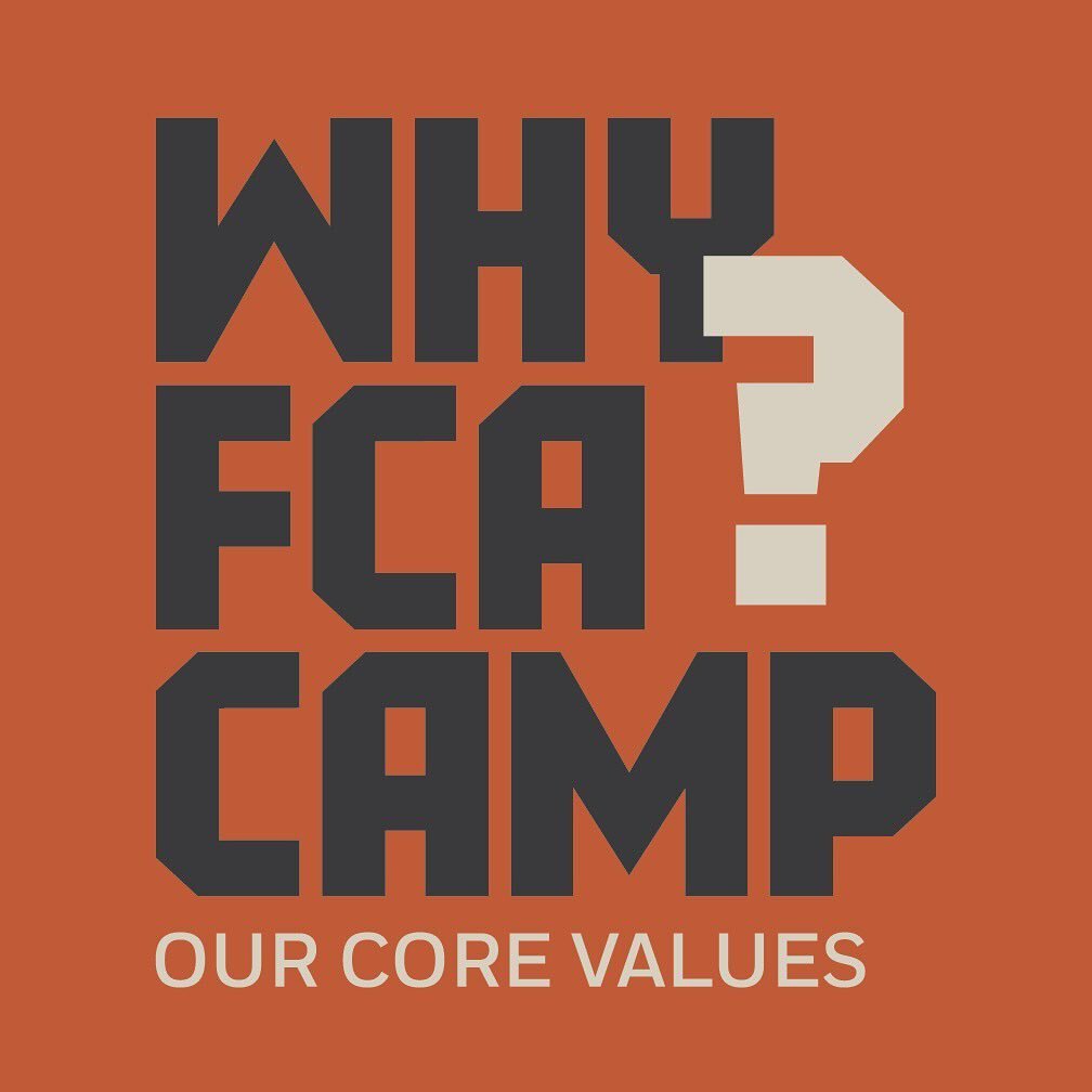 Only 12 days left until early registration discount ends! Camps are filling up so sign up now! Read about our core values and why they are important to us. Invite your teammates to experience FCA Camp! Link in bio!