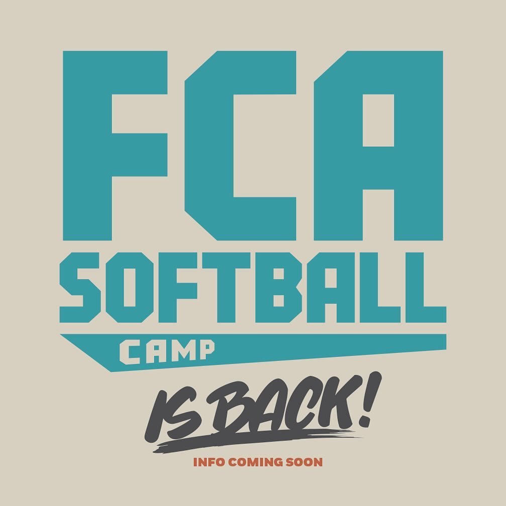 After 7 years off we are excited to bring back FCA Softball Camp! More details coming soon!