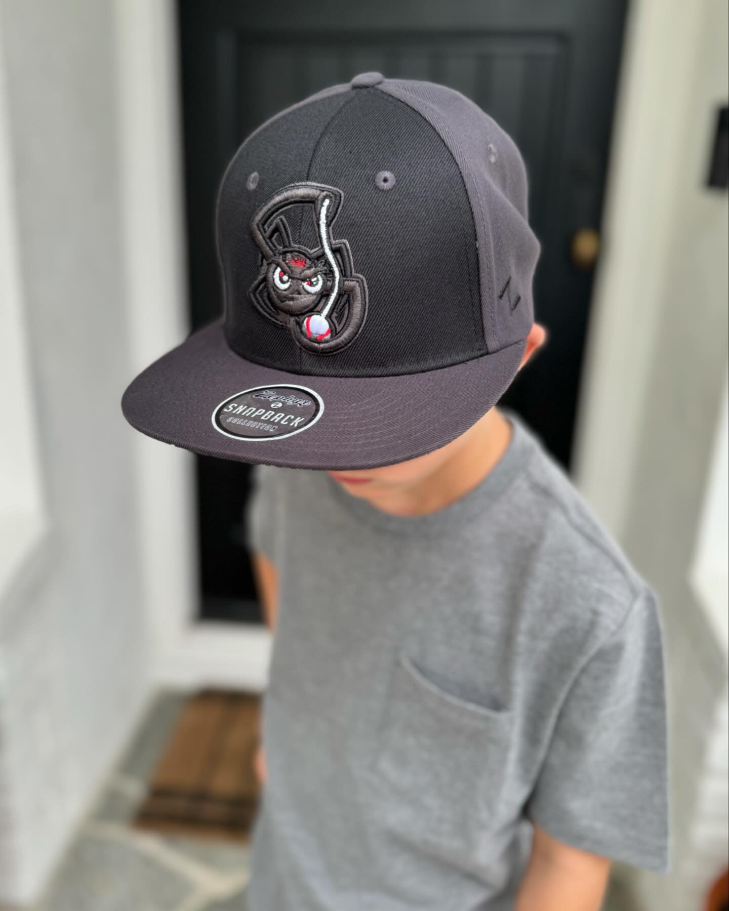 We are pumped about this slight modification to the Black Widow Camp Team Cap! We went with a black face to help set off our little 6 legged baseball spinning arachnid. Who is excited for FCA camp? 🕷️🕸️