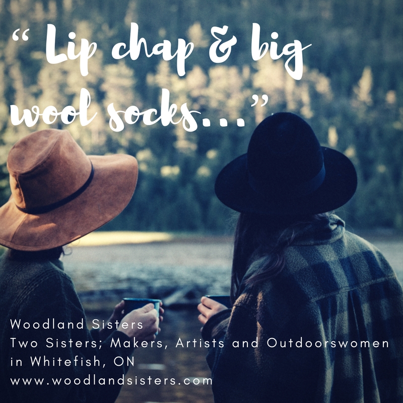 "Lipchap & big wool socks..."