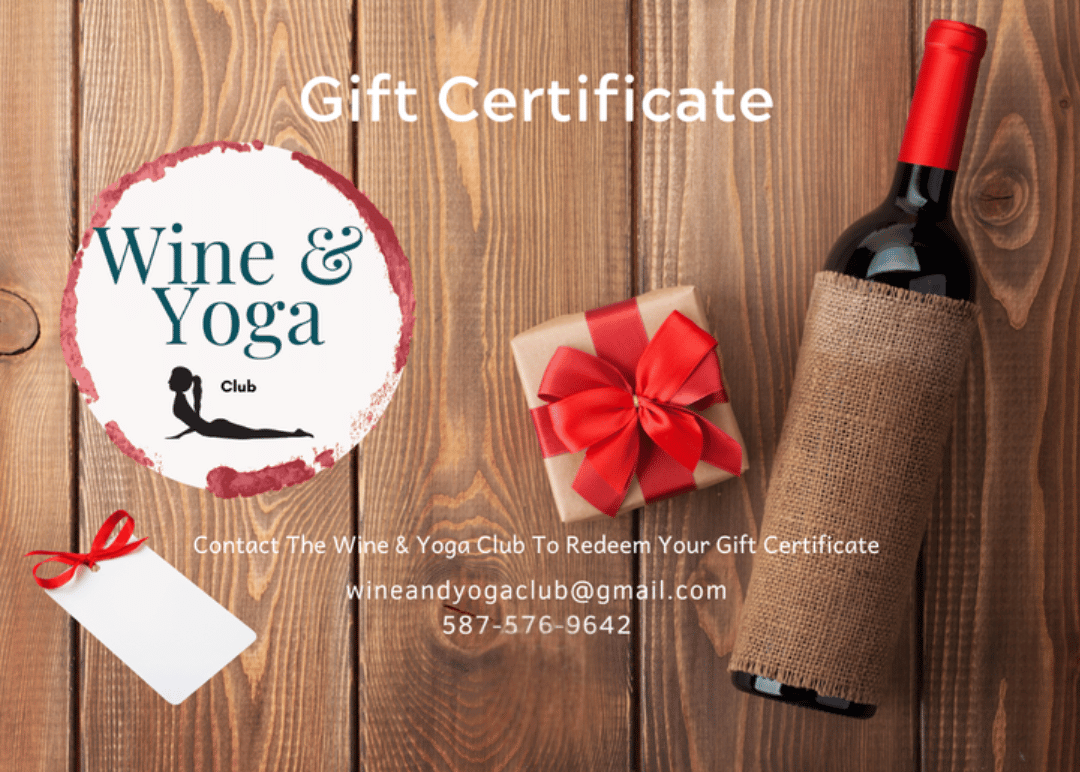 Wine & Yoga Club Gift Card