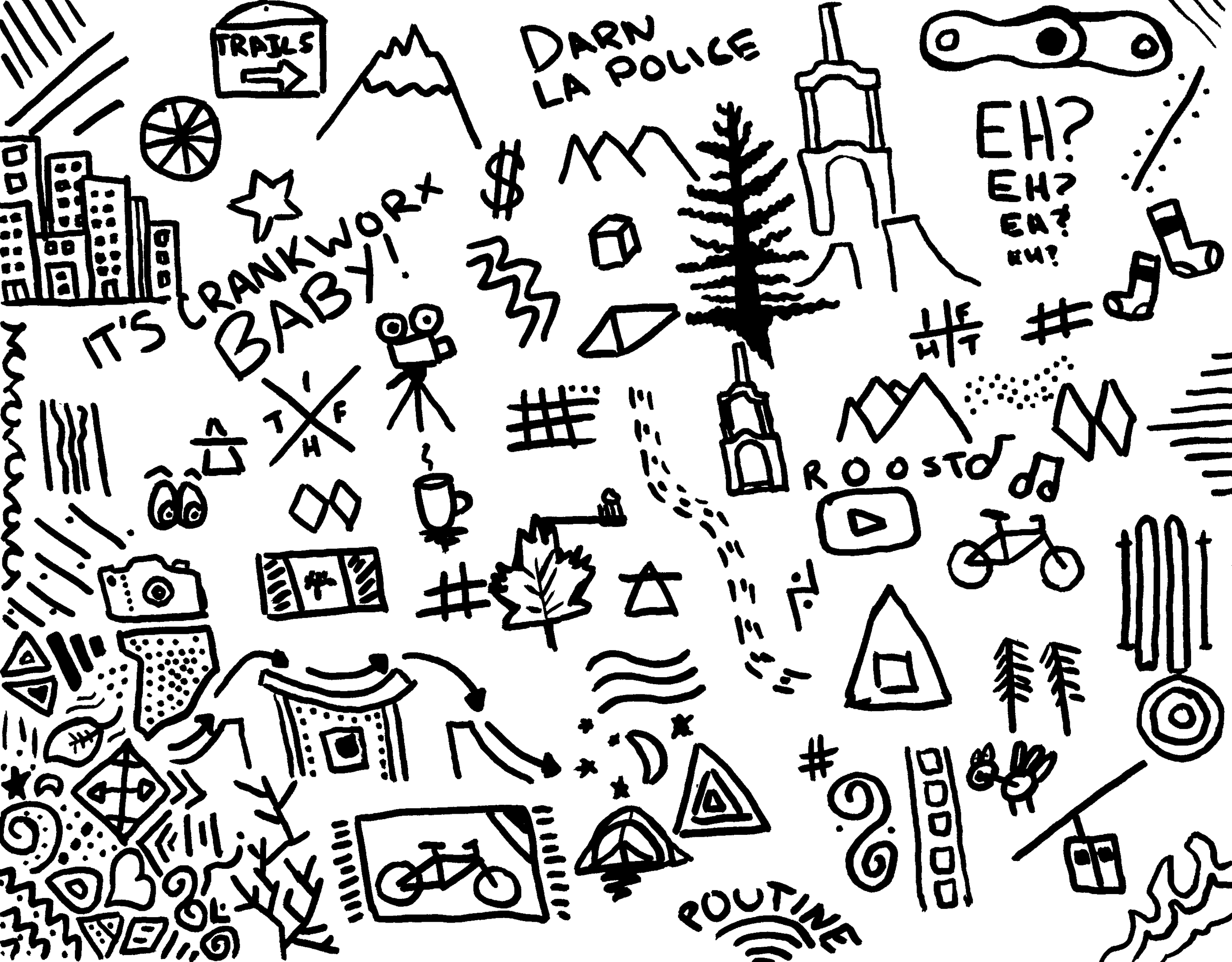 Jason Lucas' doodles. 