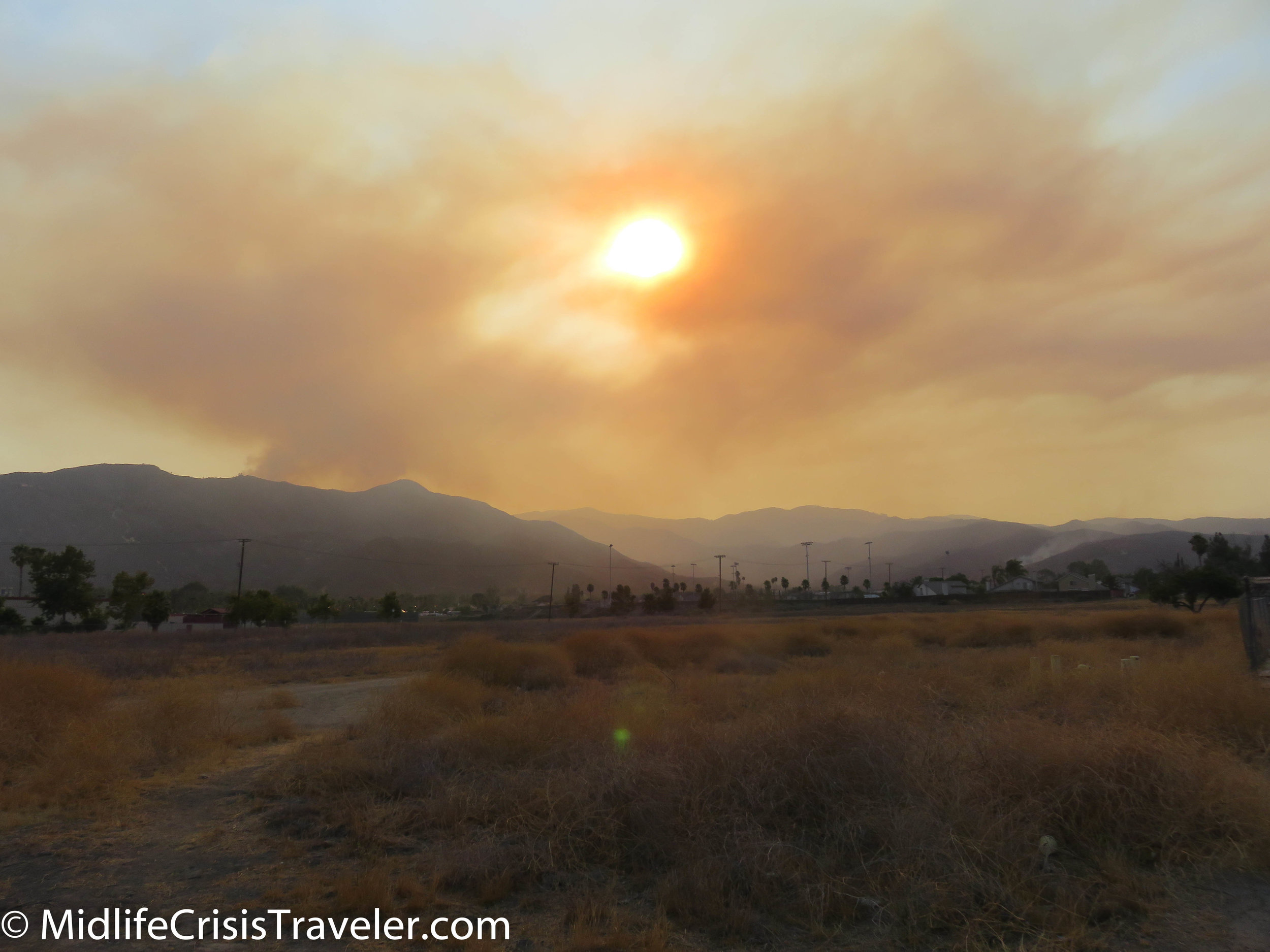 The Holy Fire, Lake Elsinore, California