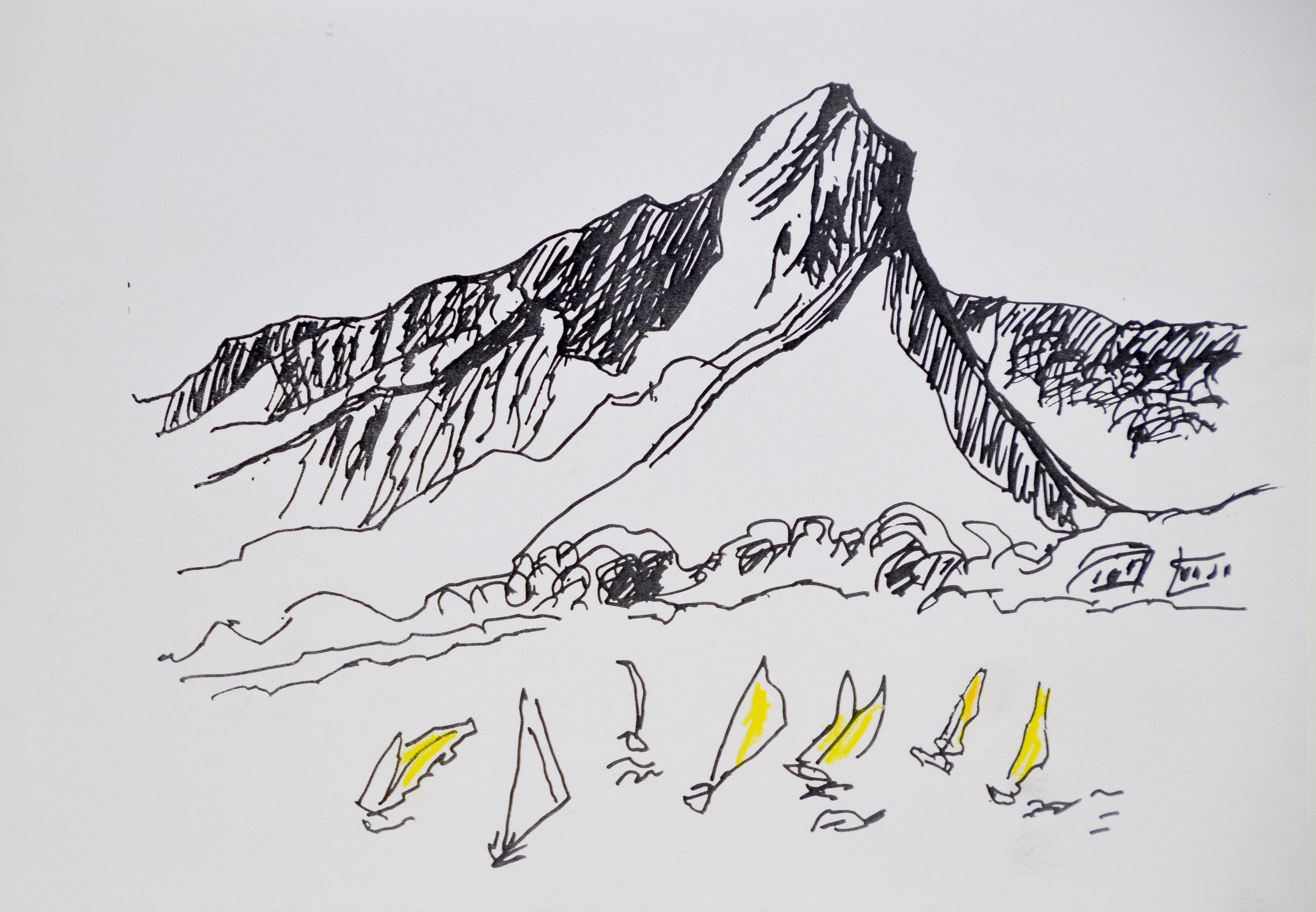 Mont Faron sketch