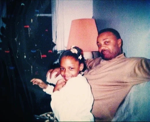 Baby Tee and Uncle Kendall(dad side of the family) at pop pop house Christmas Day - Madison Ave, Jersey City, NJ