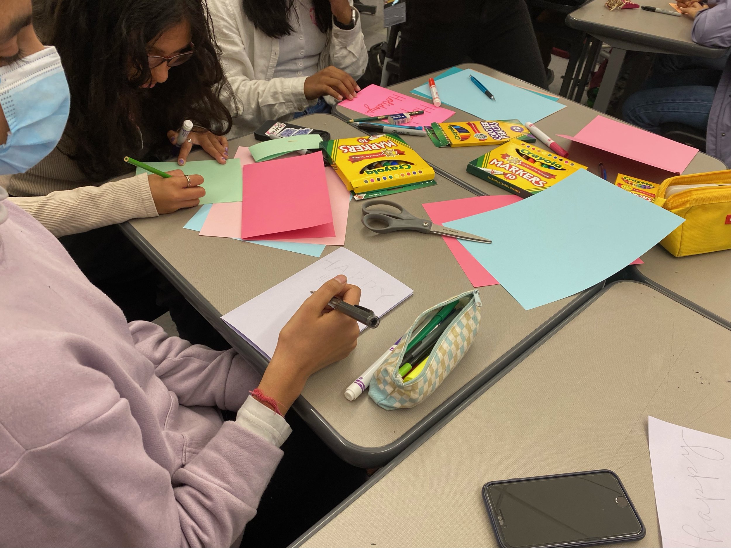 Senior Center Card Decorating 2022